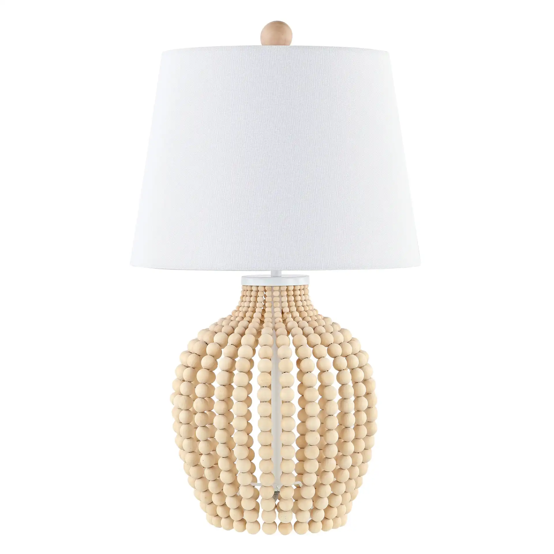 Rewli Table Lamp in Natural / White, detail view