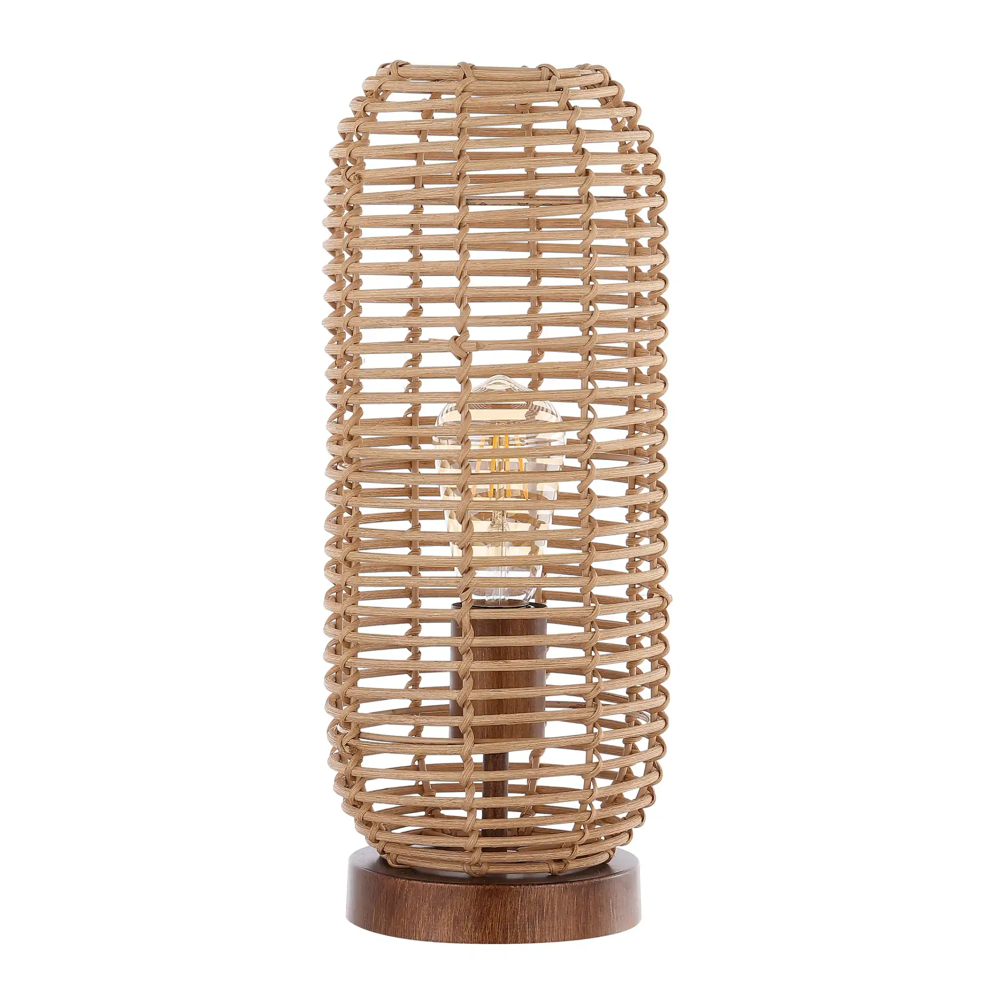 Eveline Table Lamp in Natural, detail view