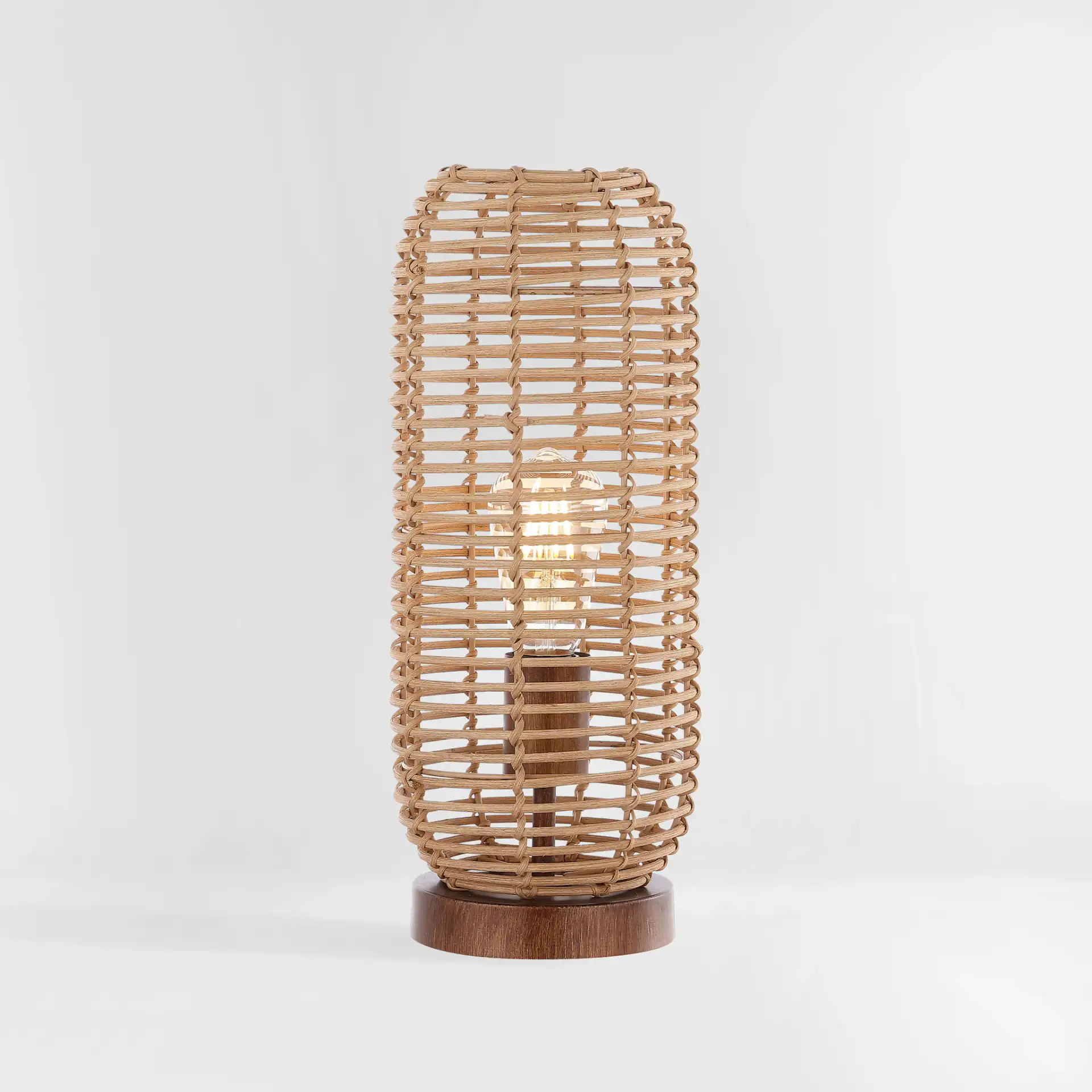 Eveline Table Lamp in Natural, detail view