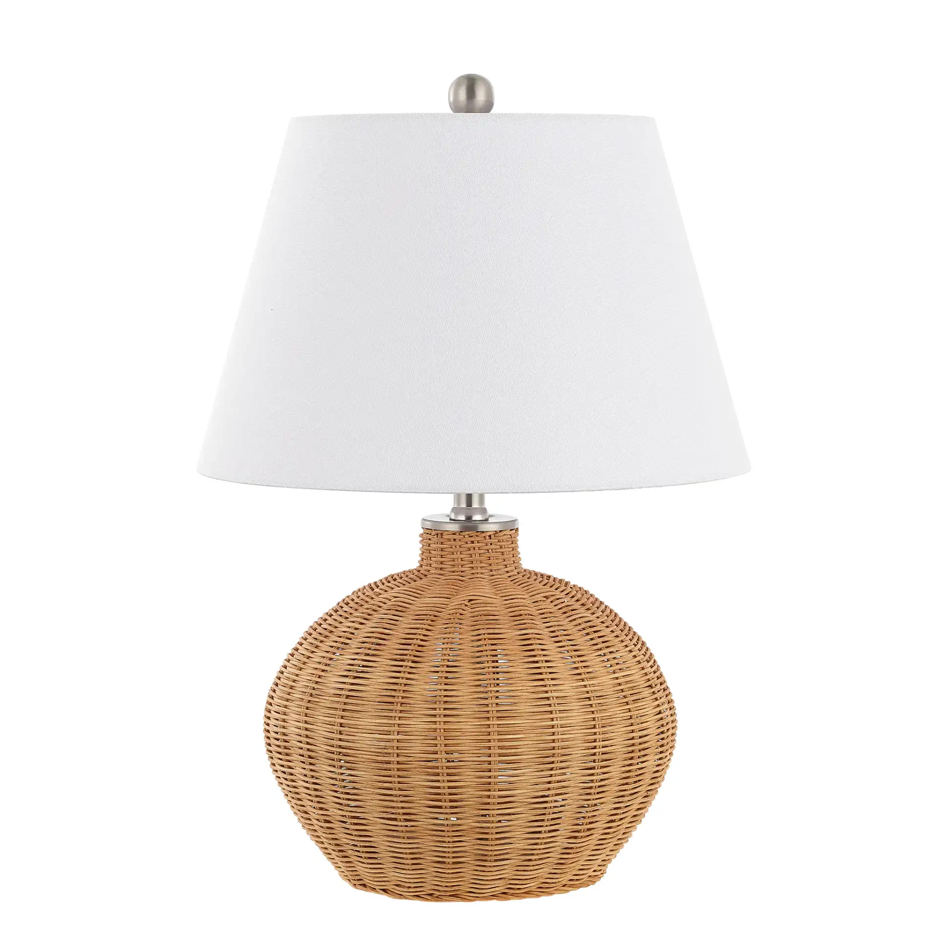 Juana Rattan Table Lamp in Natural, detail view
