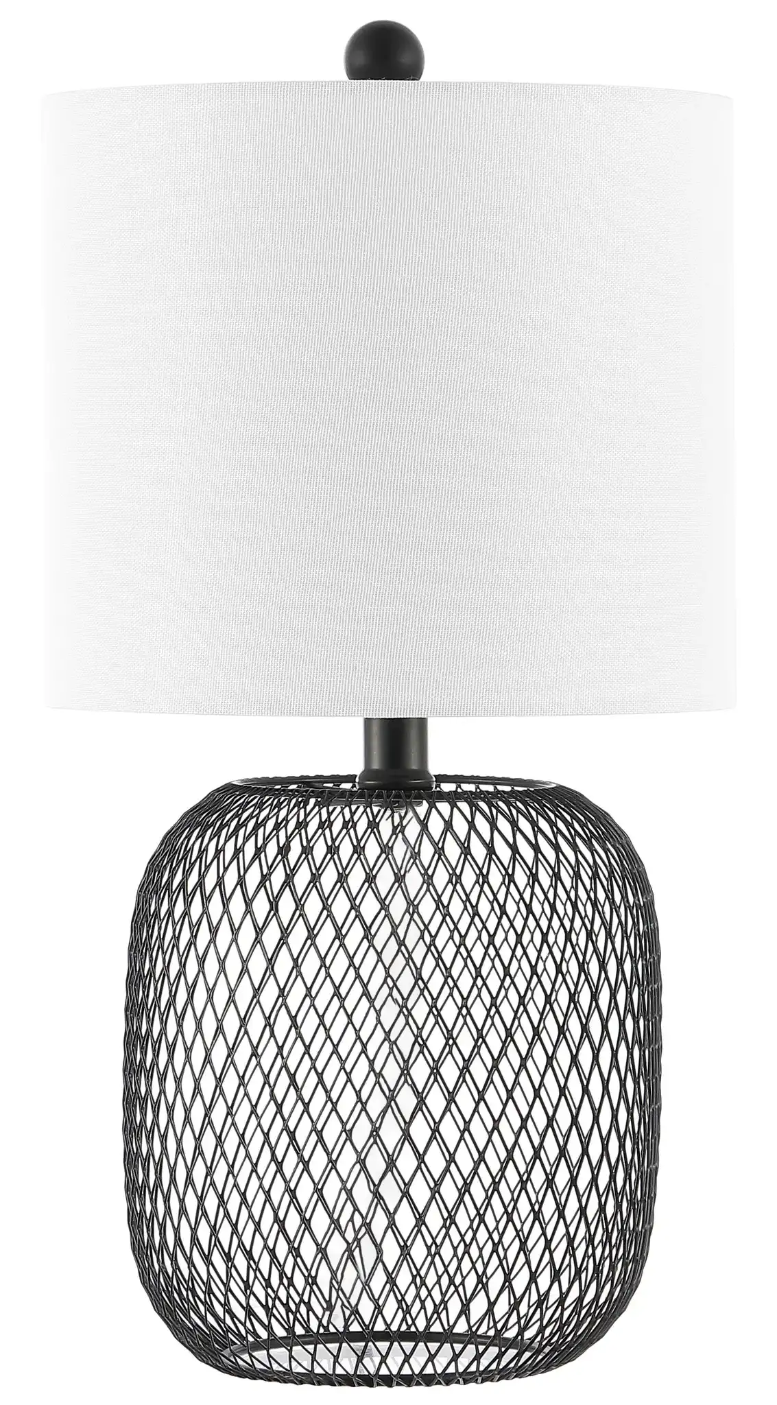 Novis Table Lamp in Black, detail view