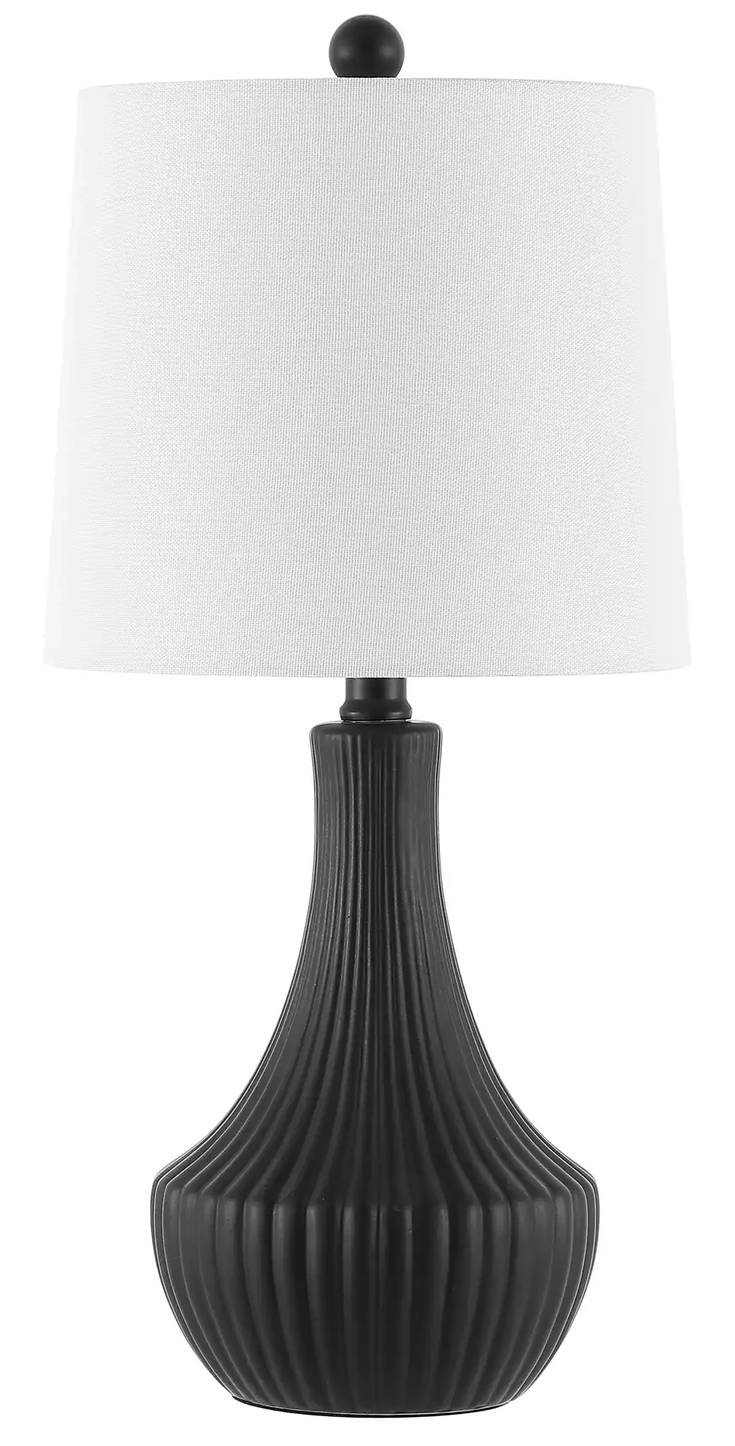 Herleva Table Lamp in Black, detail view