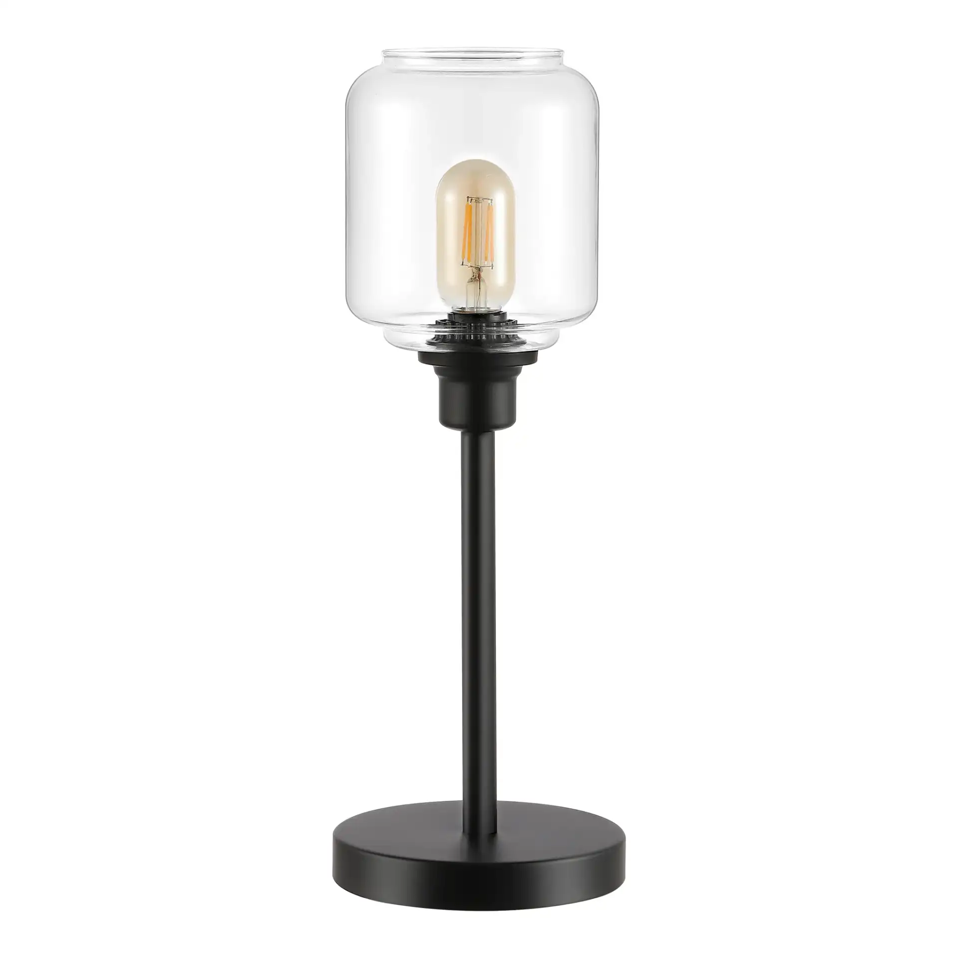 Seyi Table Lamp in Black, detail view