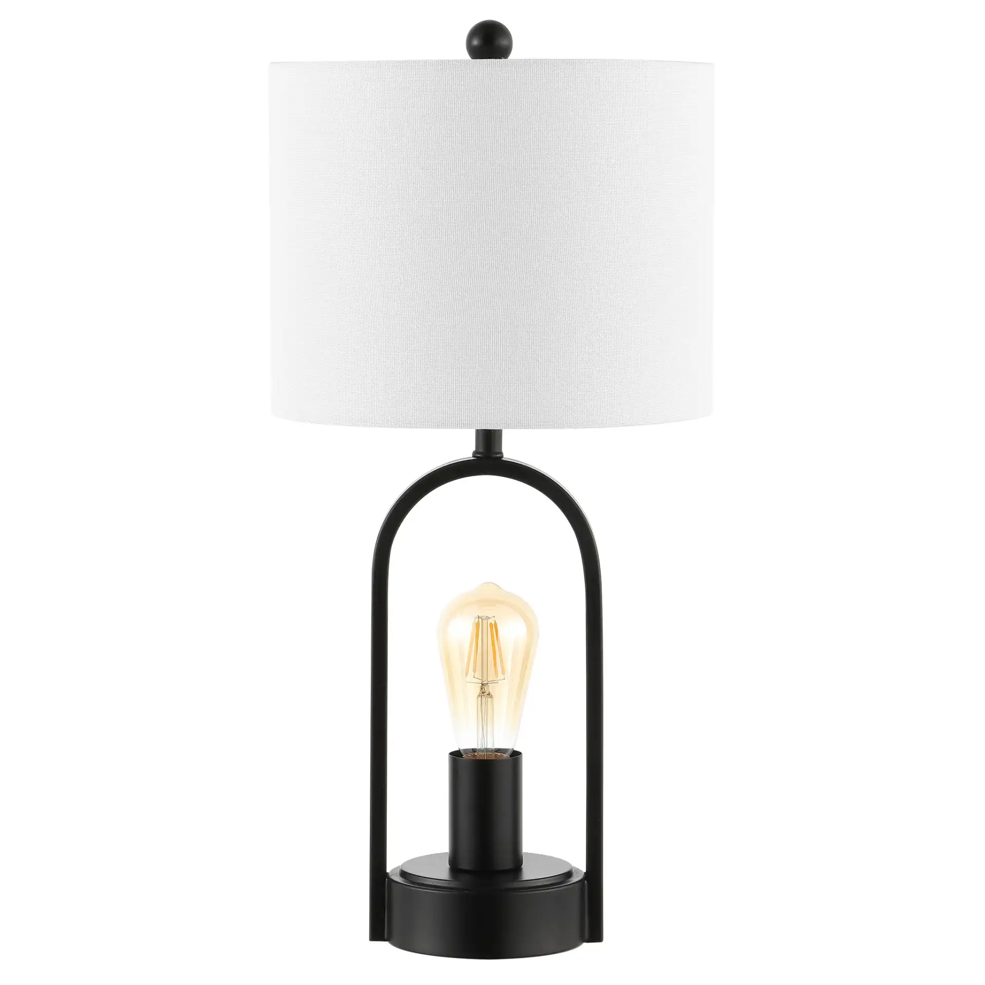 Faust Table Lamp in Black, detail view