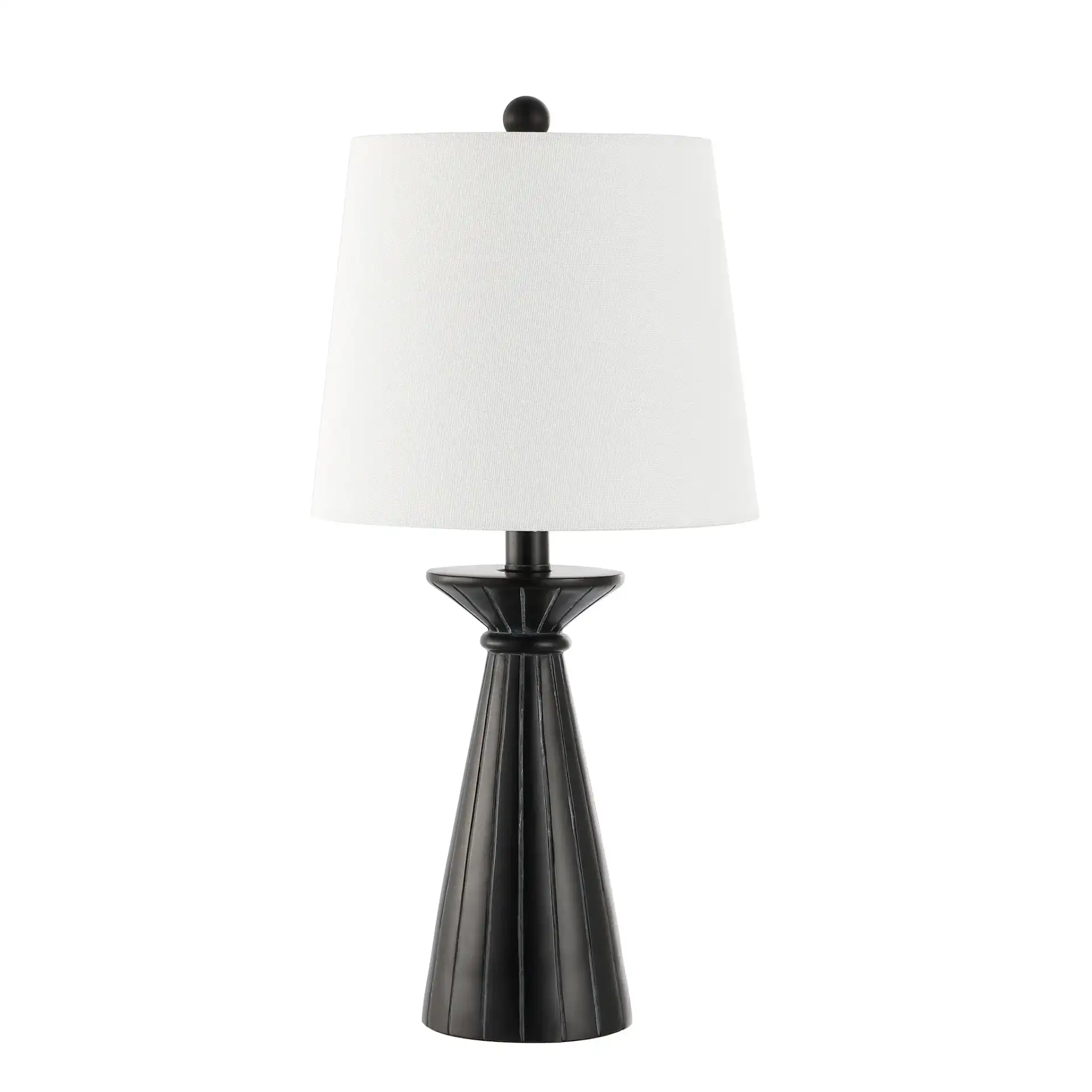 Raye Table Lamp in Black, detail view