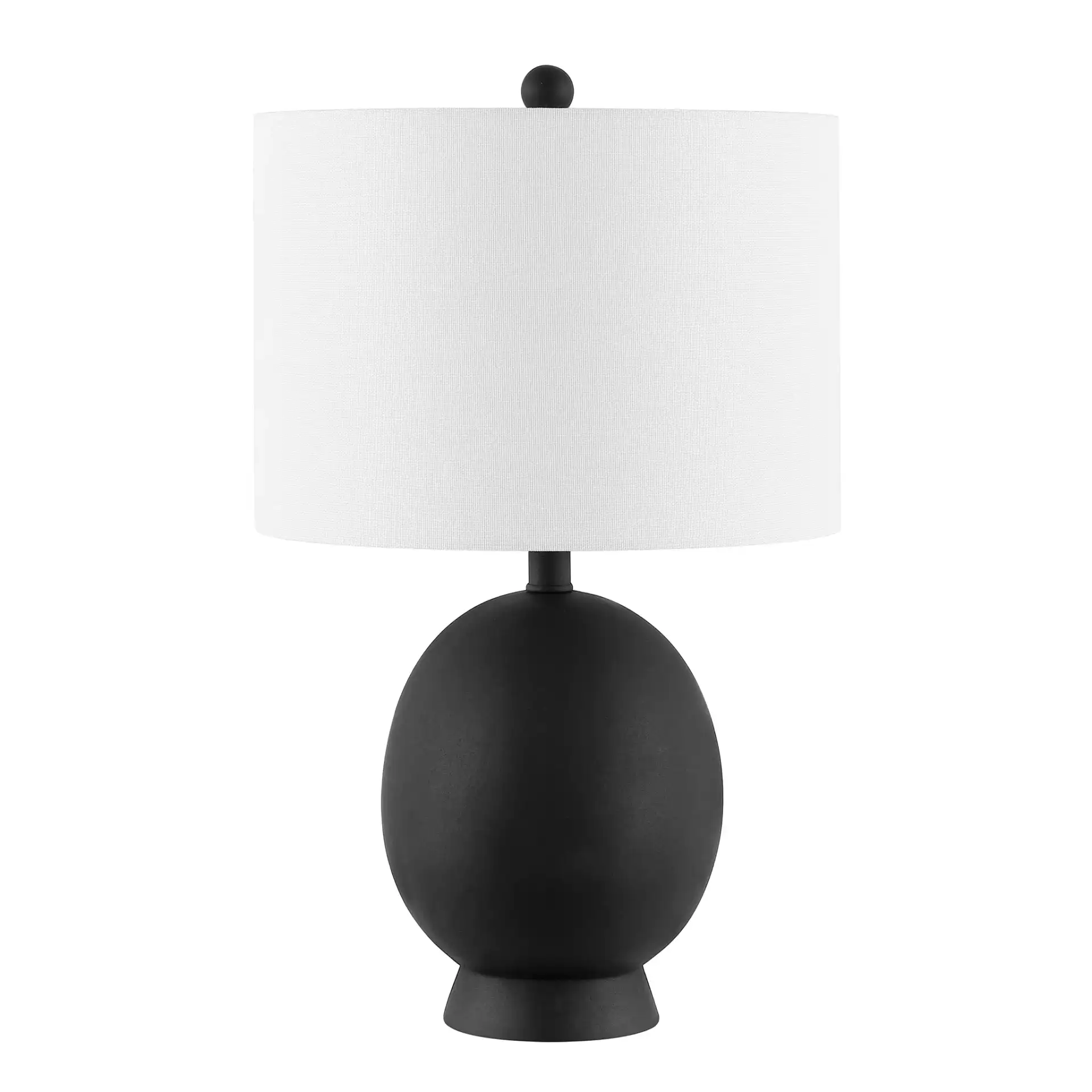 Muse Table Lamp in Black, detail view