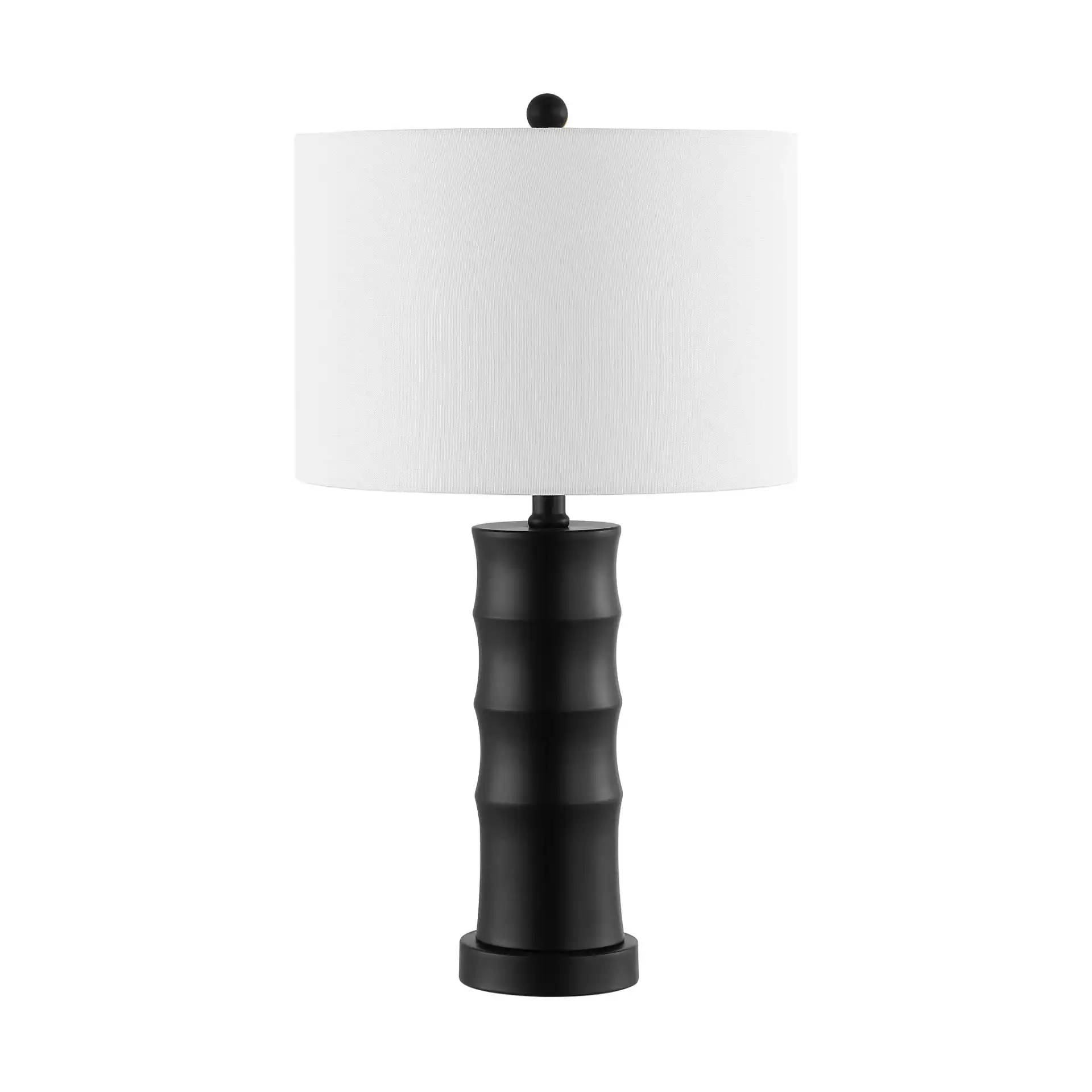 Zamora Table Lamp in Black, detail view