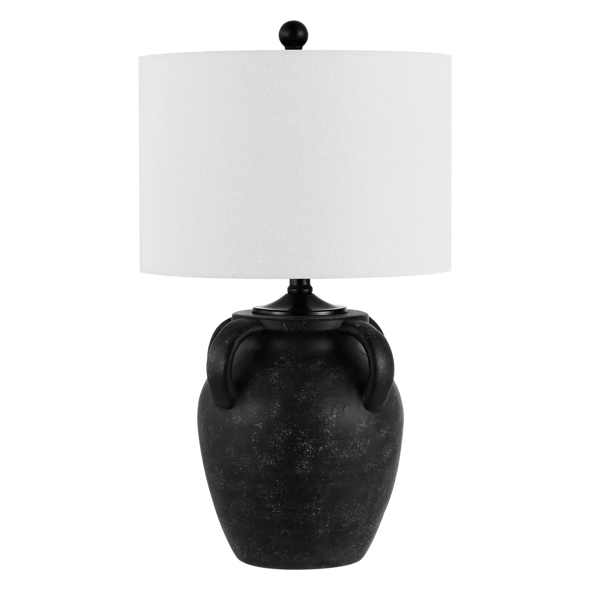 Rhynne Table Lamp in Black, detail view