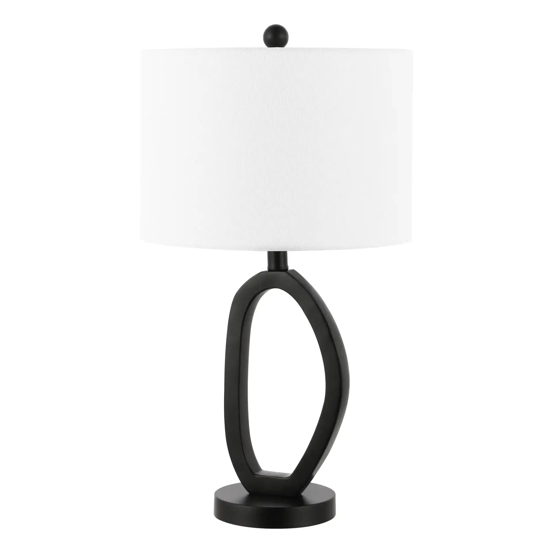 Verne Table Lamp in Black, detail view