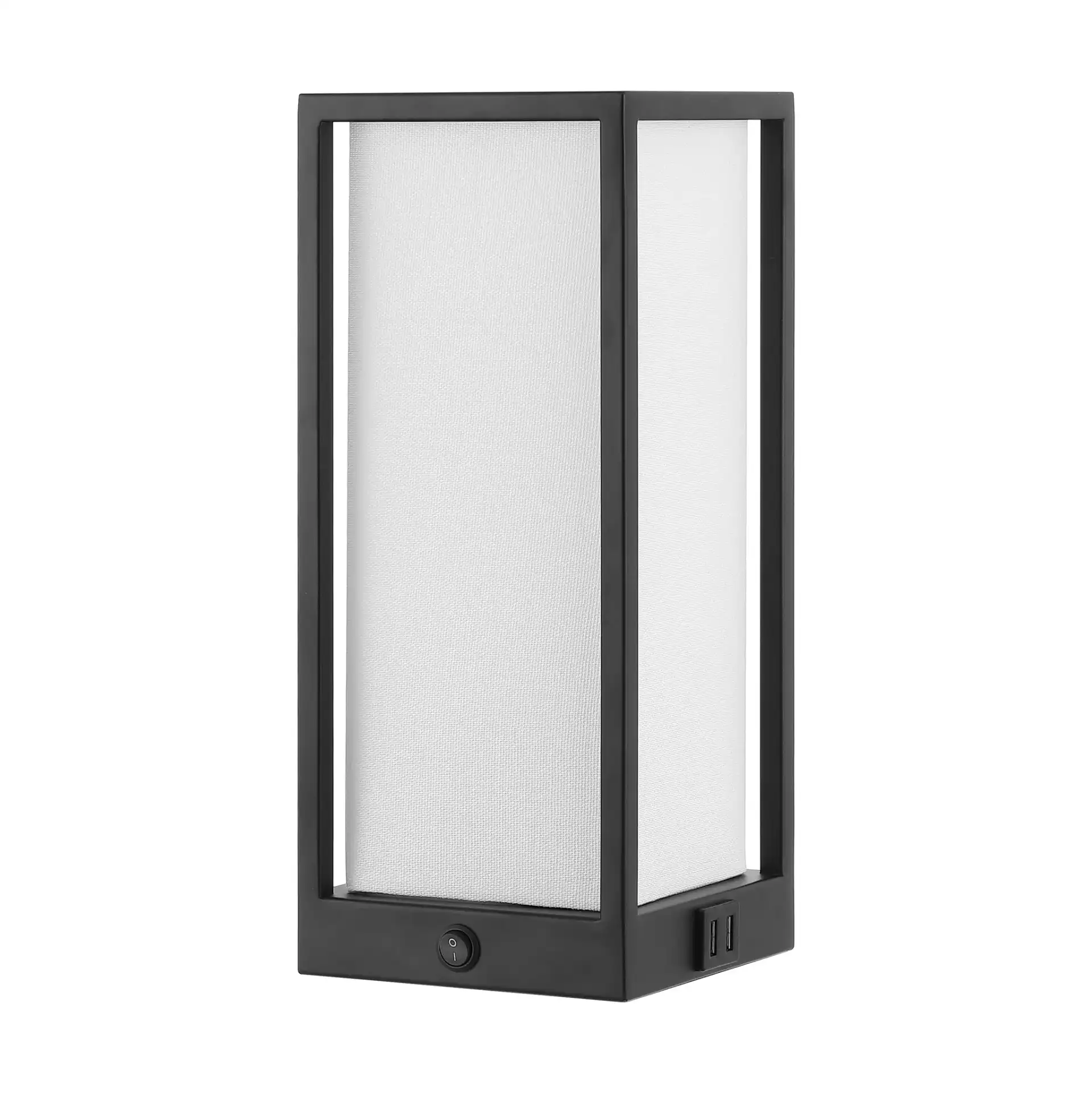 Adel Table Lamp With Usb in Black, detail view