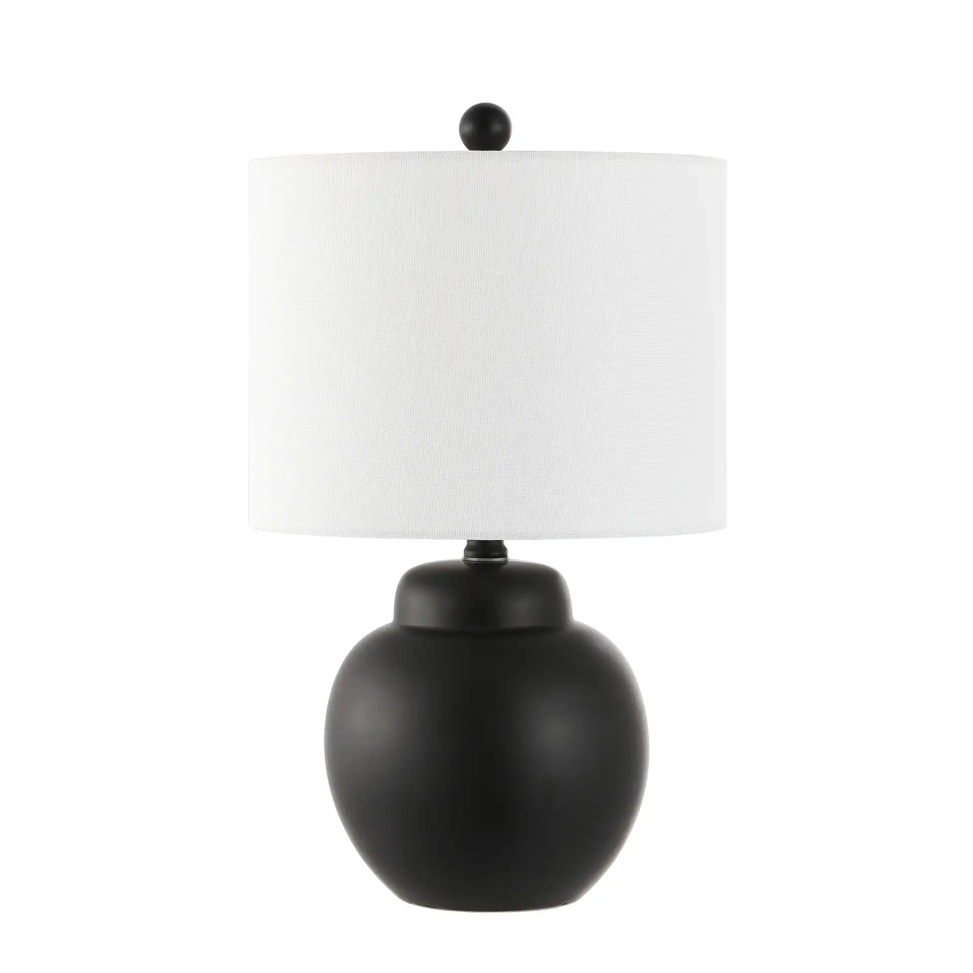 Roux Table Lamp in Black, detail view