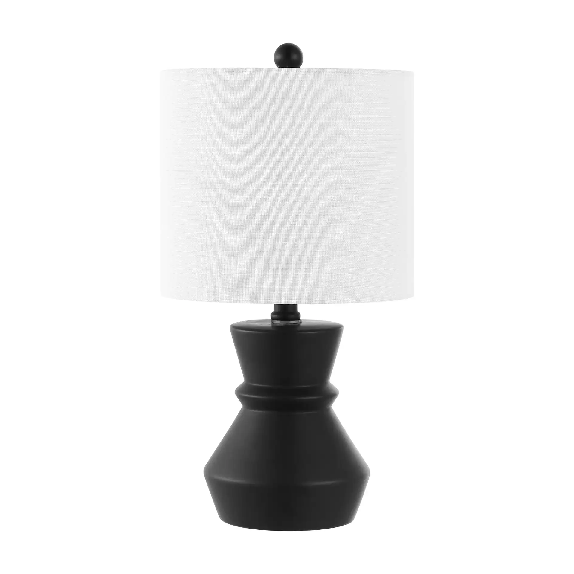 Roslyn Table Lamp in Black, detail view