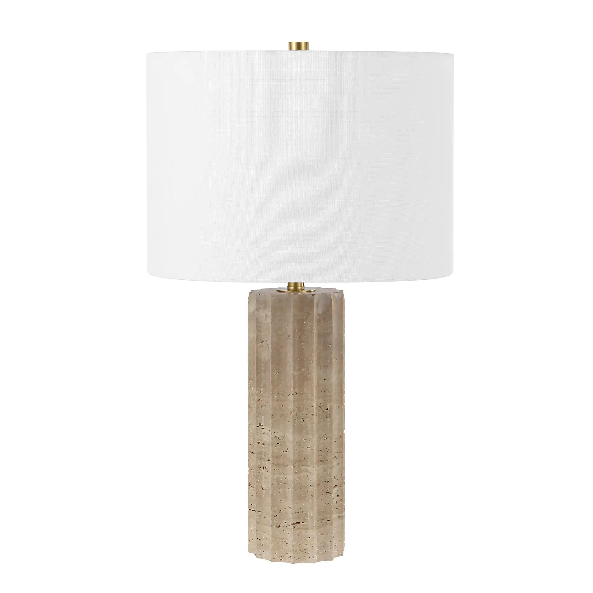 Remi Table Lamp in Beige, detail view