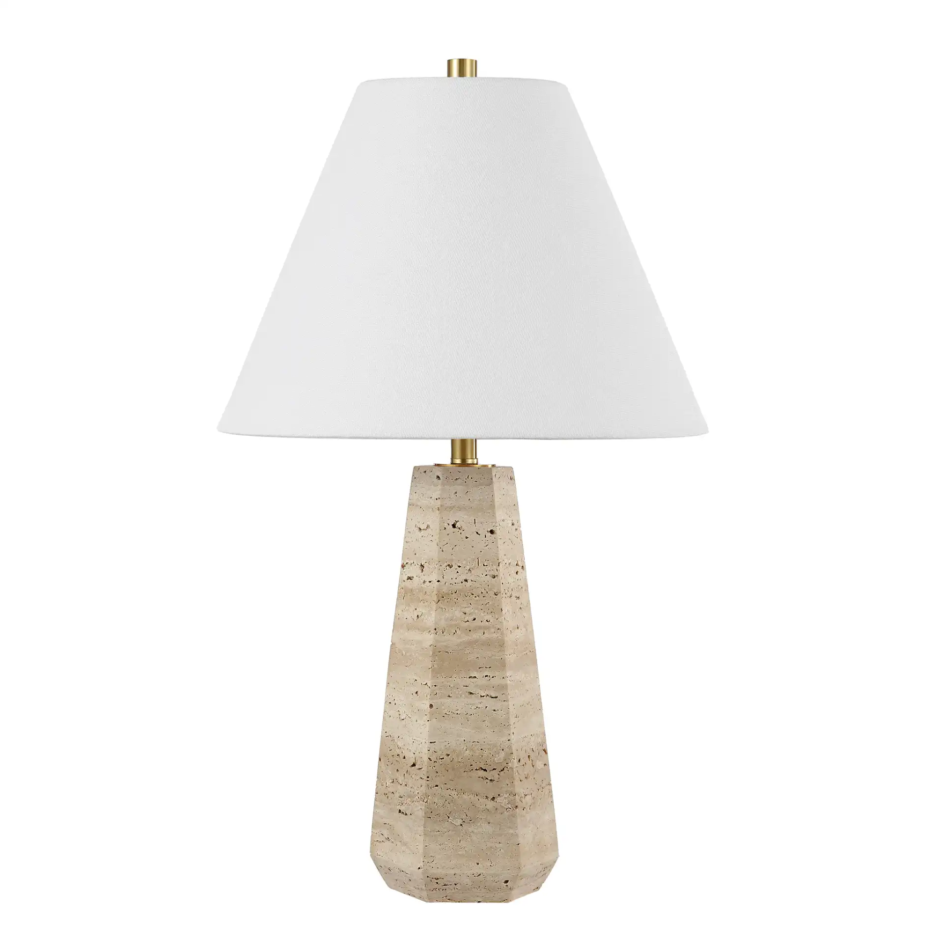 Calla Table Lamp in Beige, detail view