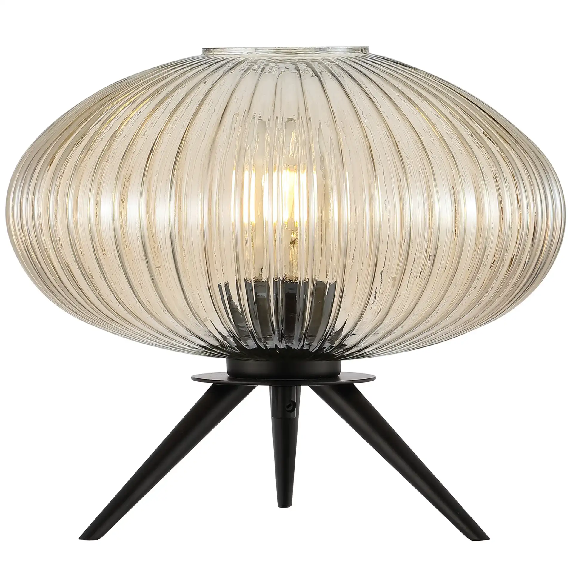 Coehlo Table Lamp in Amber / Black