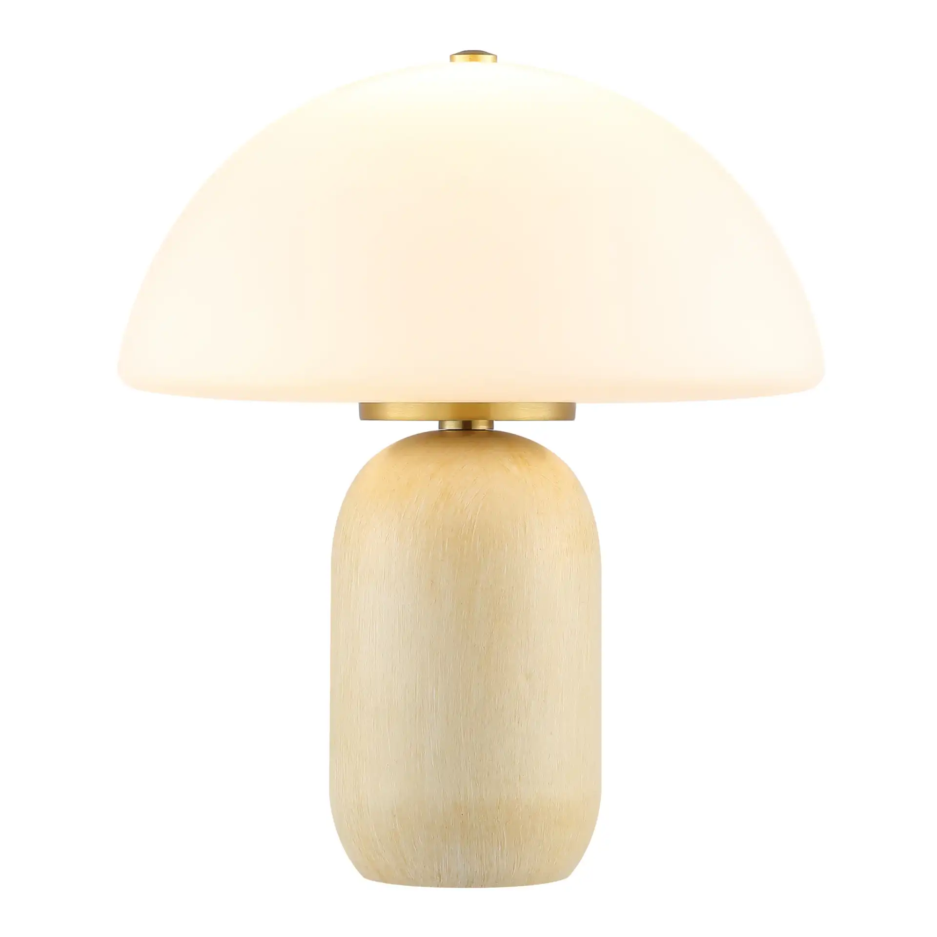 Fabio Table Lamp in Natural / Brass