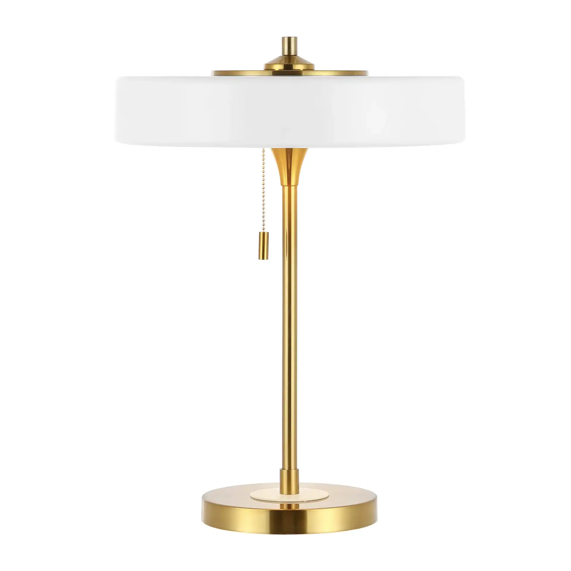 White / Brass