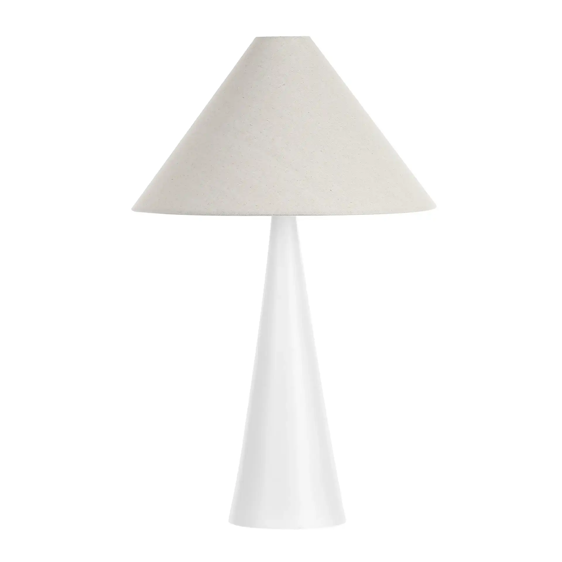 Kimora Table Lamp in White / Oatmeal, detail view