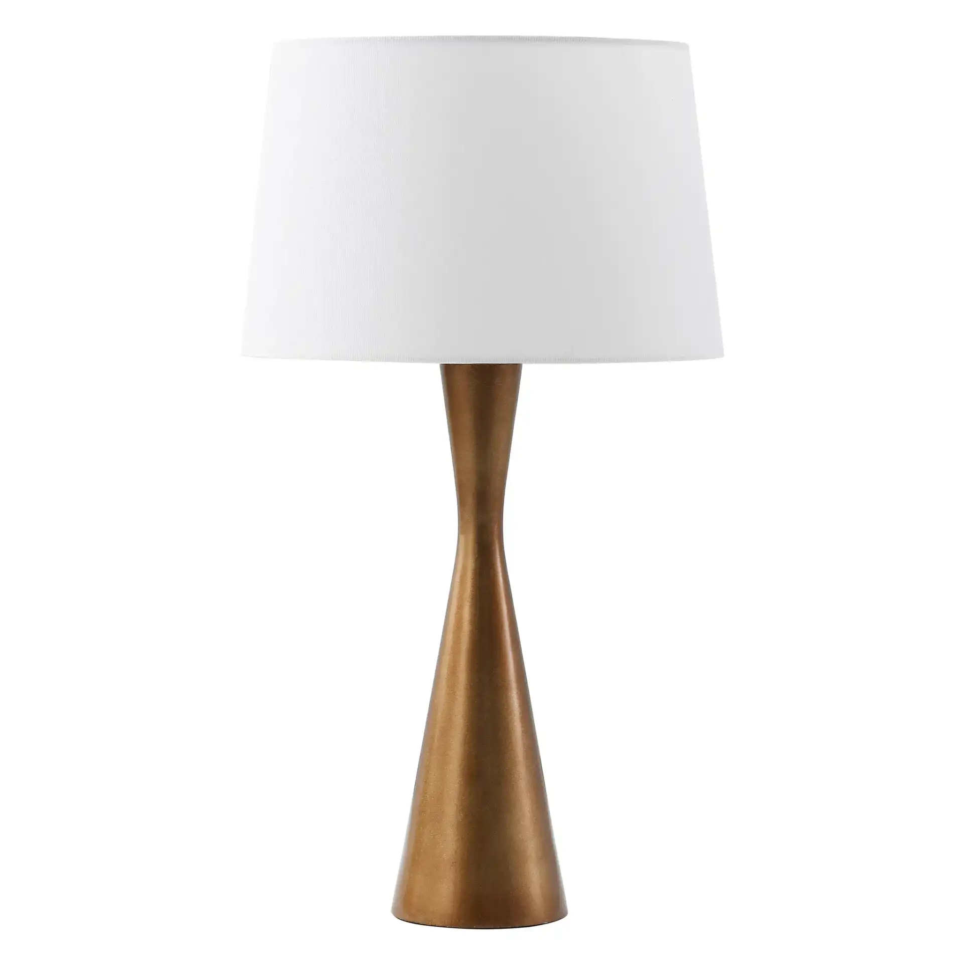 Edie Table Lamp in Antique Brass, detail view
