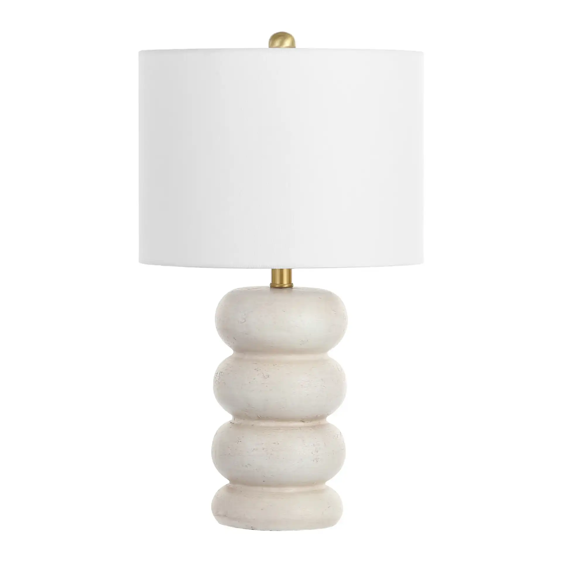 Coco Table Lamp in Cream, detail view