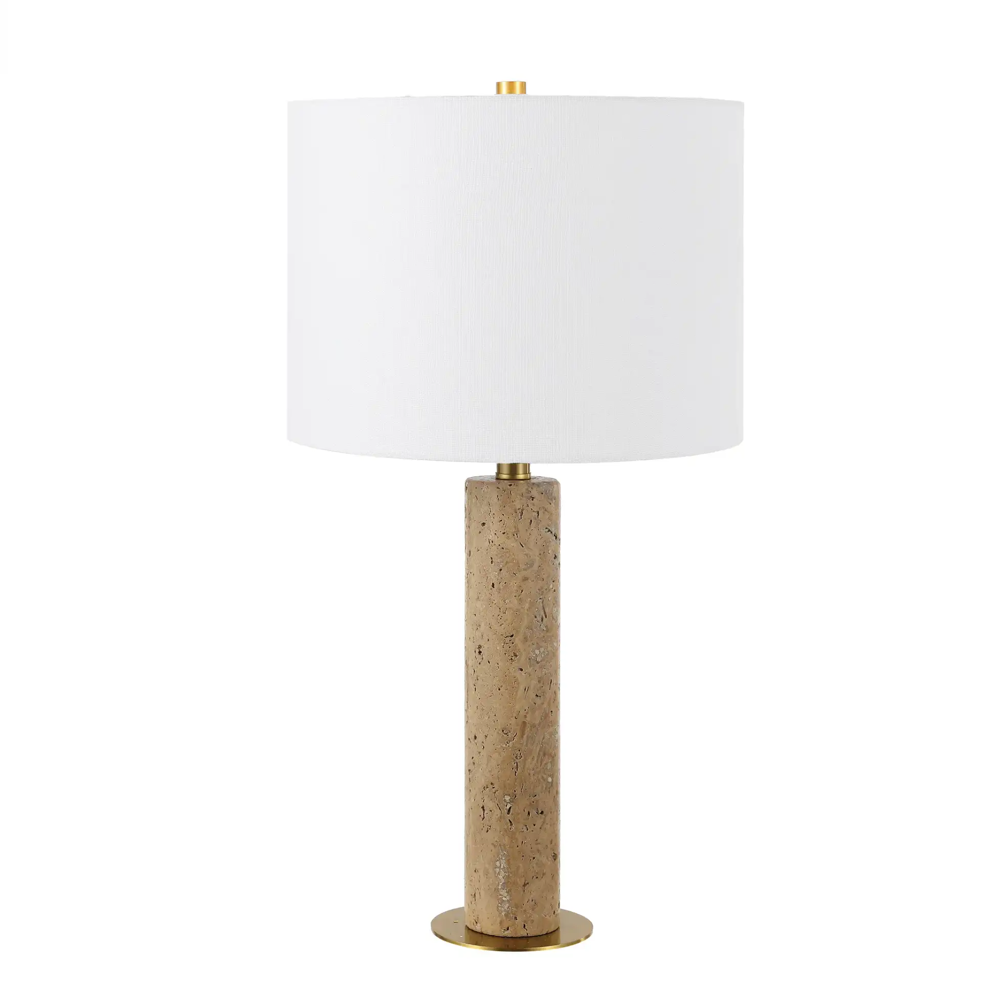 Dara Table Lamp in Beige, detail view