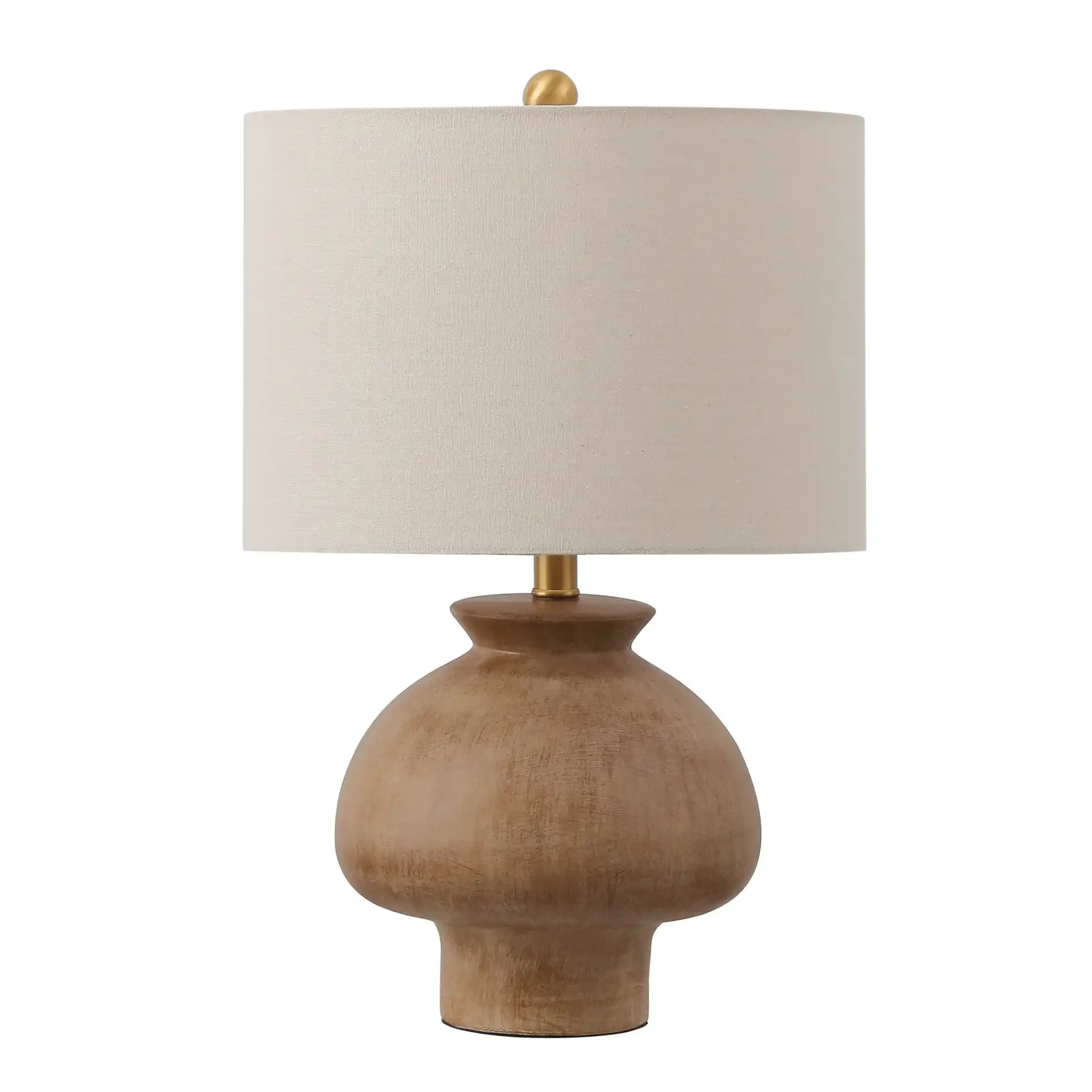 Noam Table Lamp in Light Brown, detail view