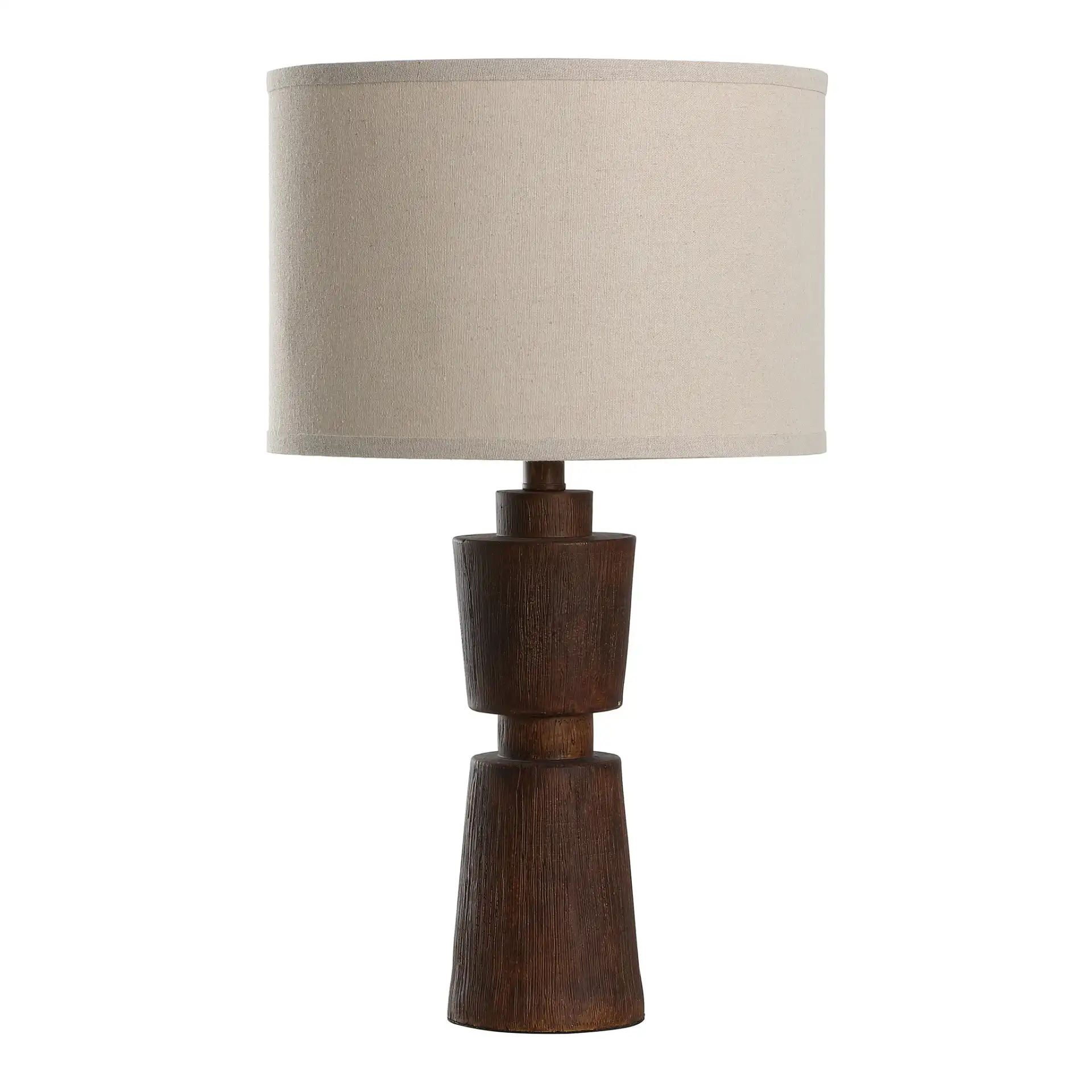 Nici Table Lamp in Brown, detail view