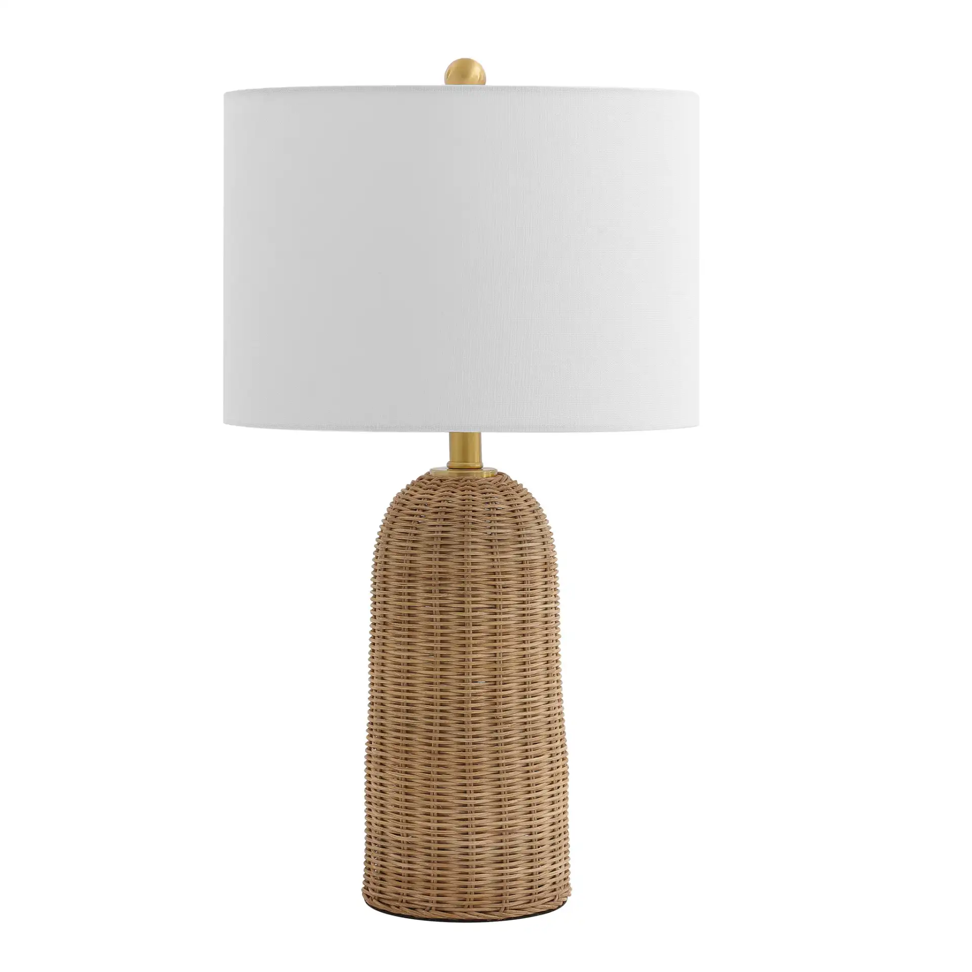 Anto Table Lamp in Natural / Brass, detail view