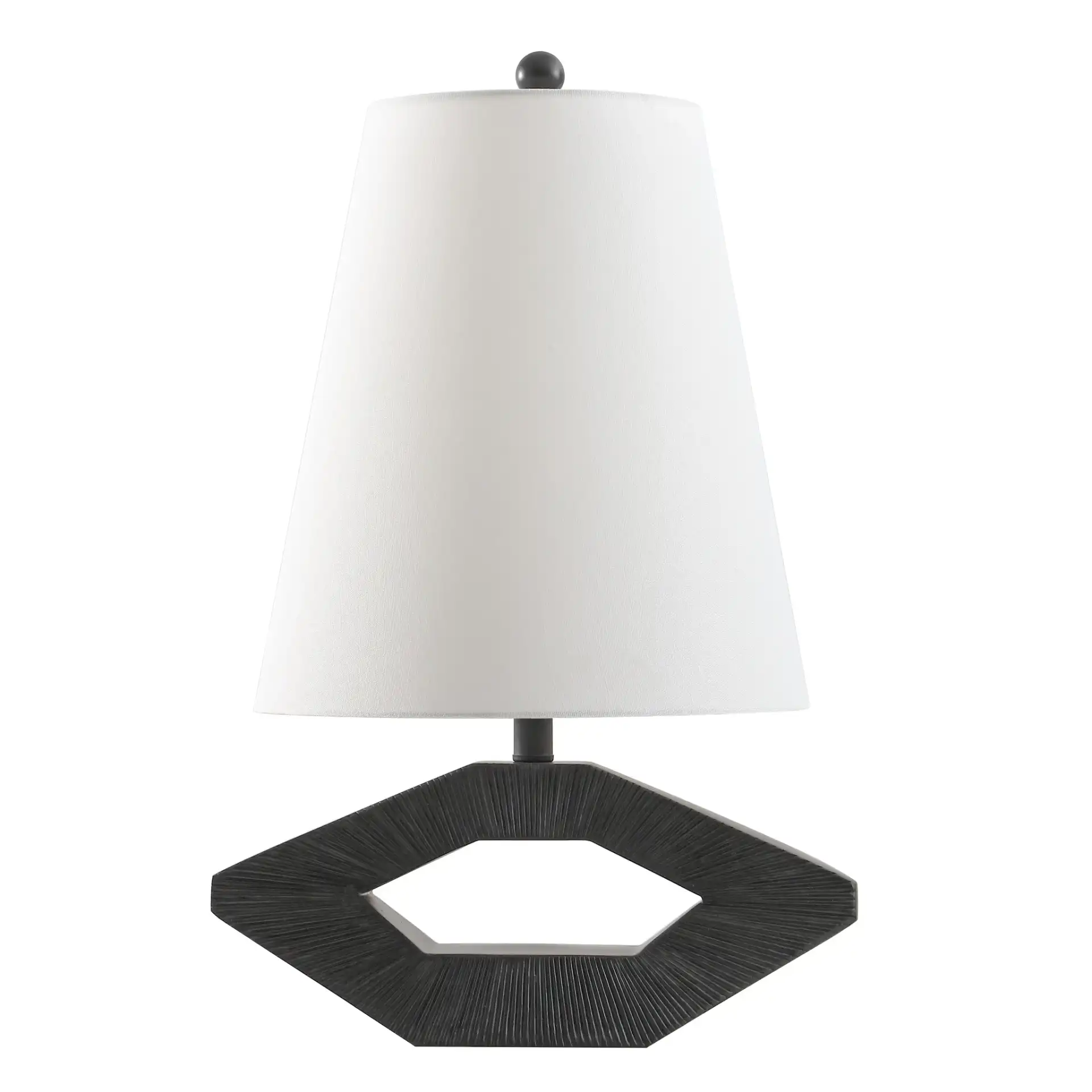 Praia Table Lamp in Black, detail view