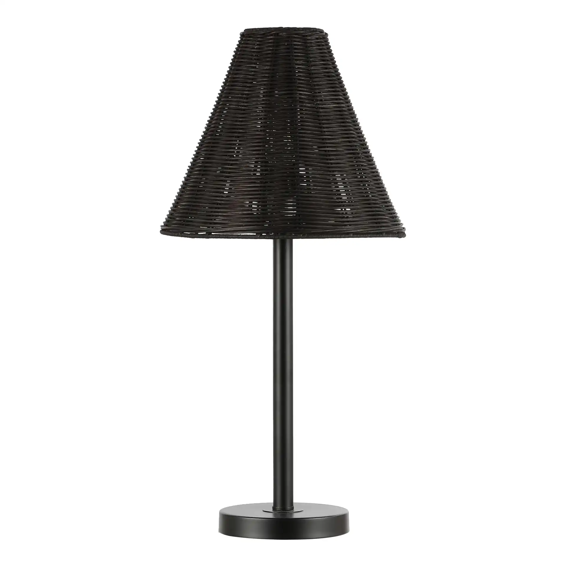 Ricki Table Lamp in Black, detail view