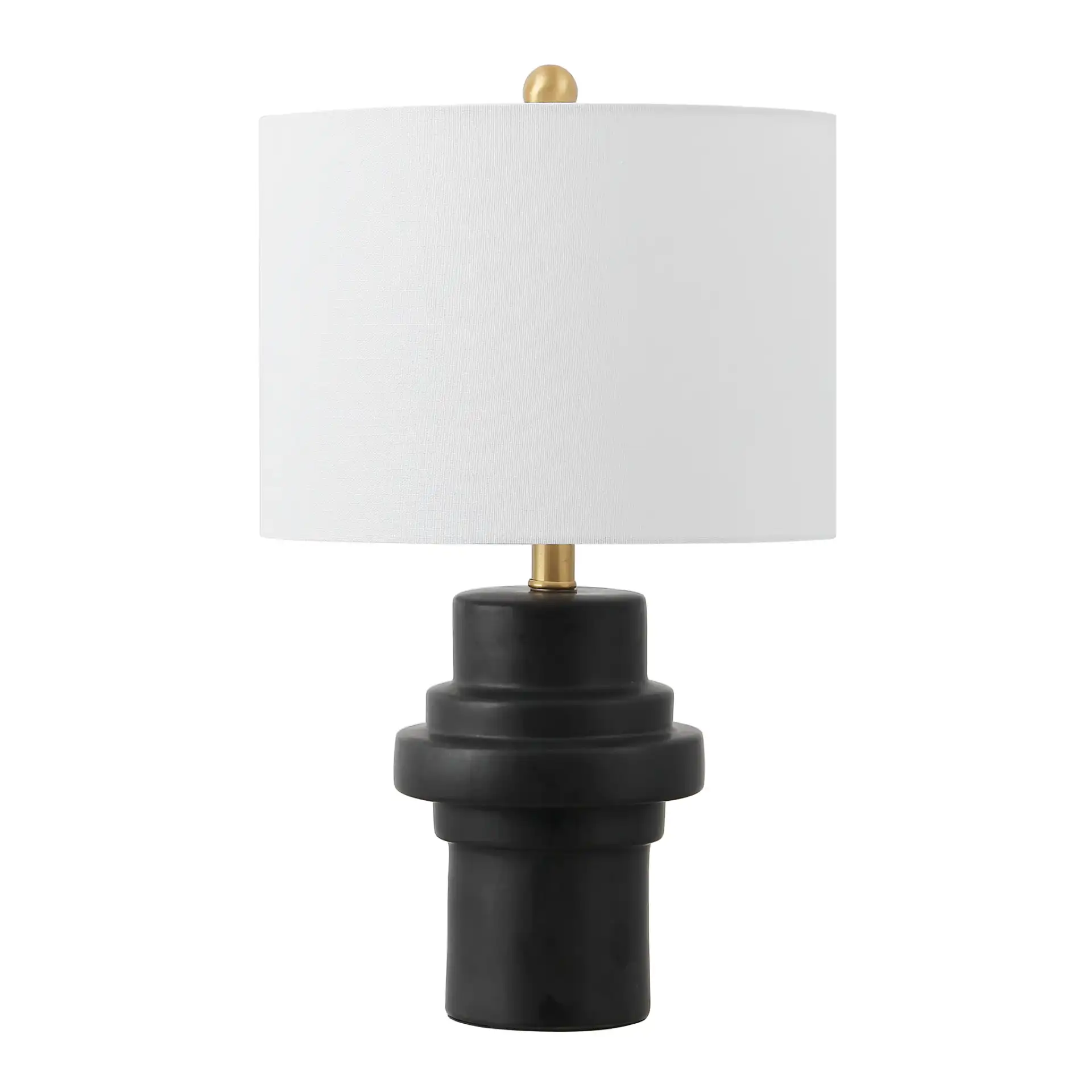 Doni Table Lamp in Black / Brass Gold, detail view