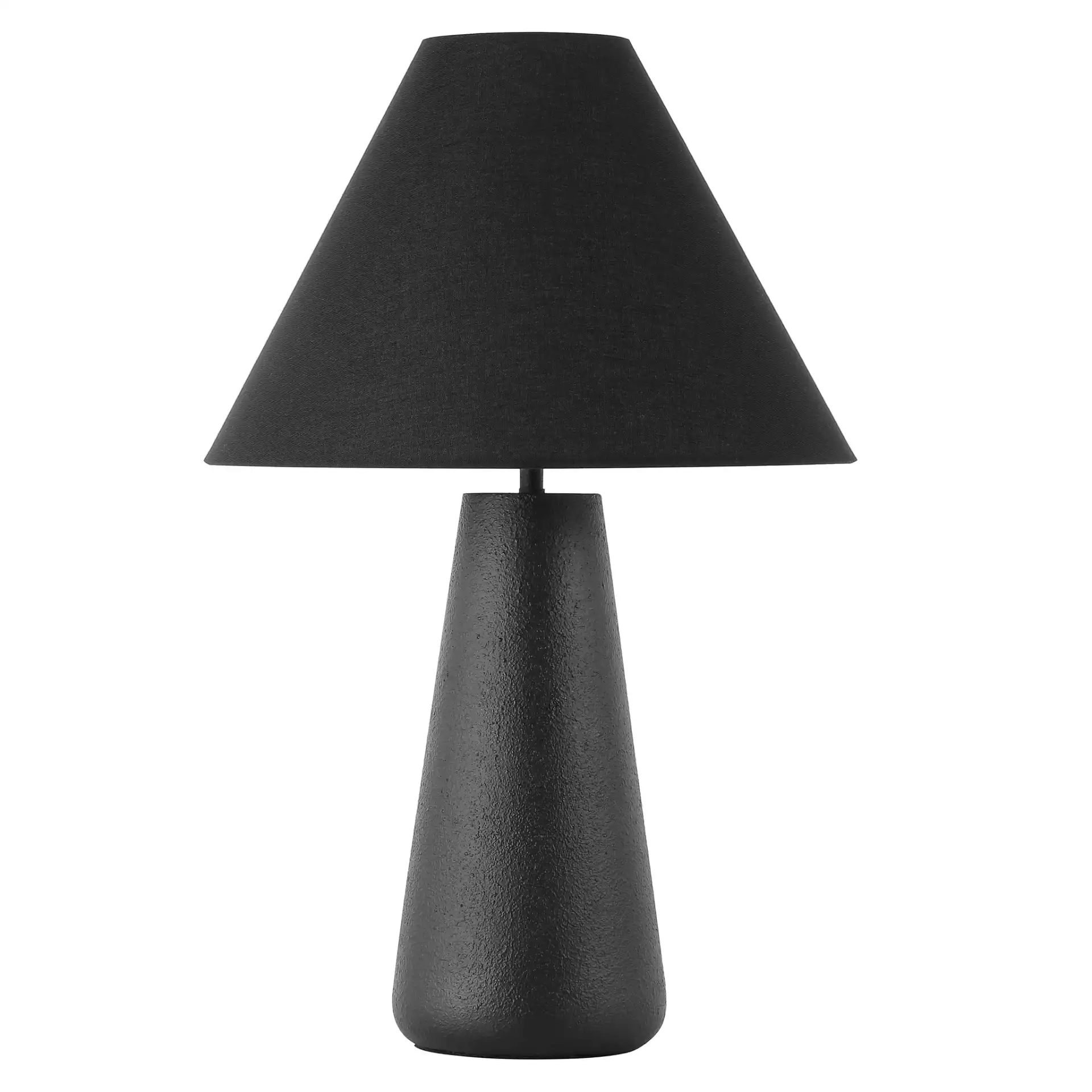 Piper Table Lamp in Black, detail view