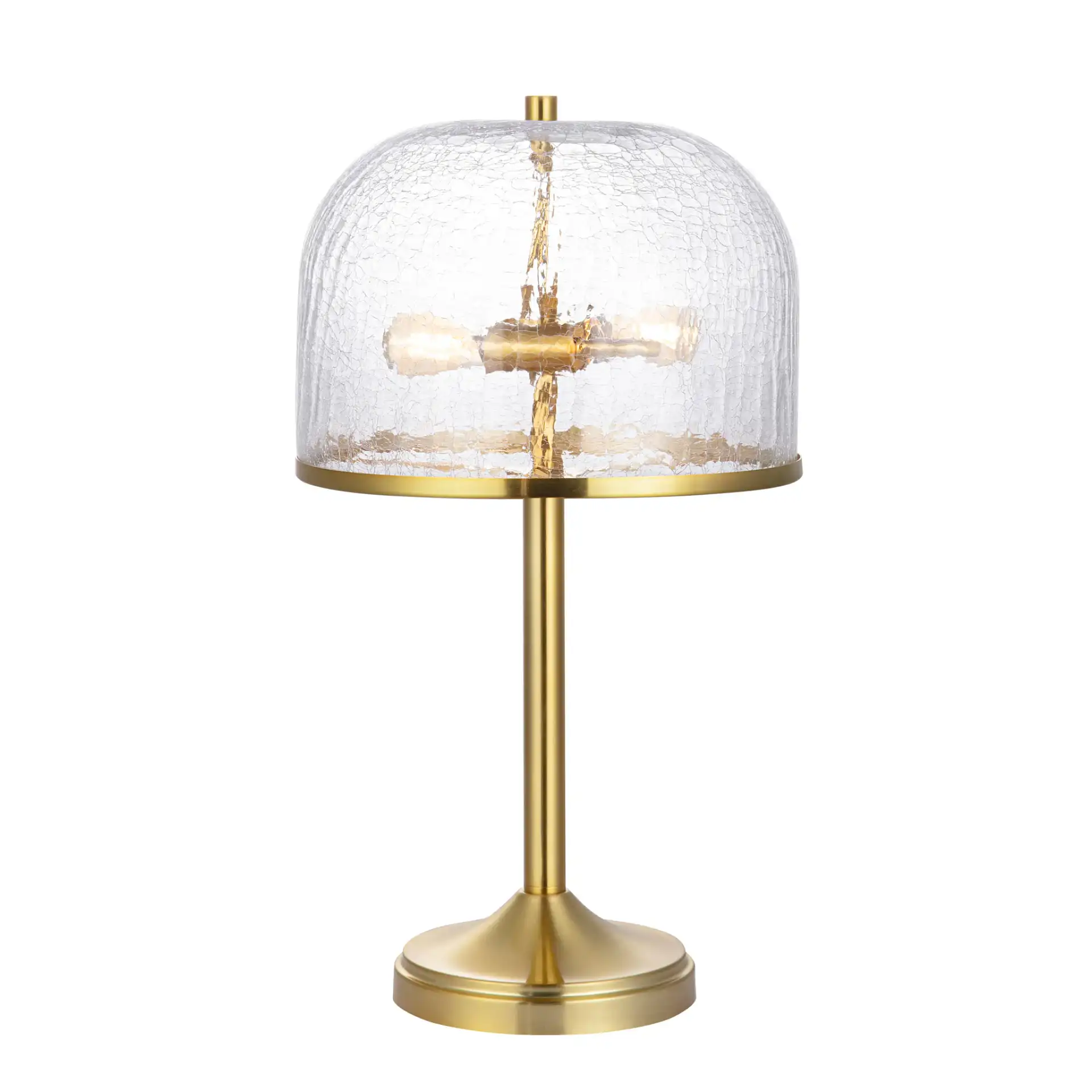 Daye Table Lamp in Clear / Brass