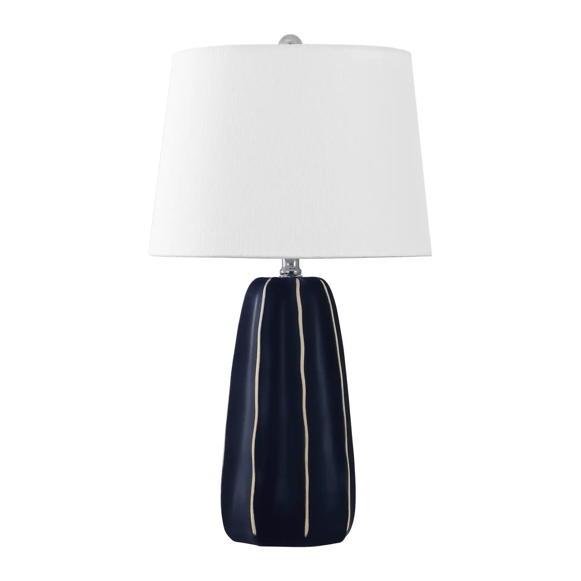Jude Table Lamp in Navy Blue, detail view