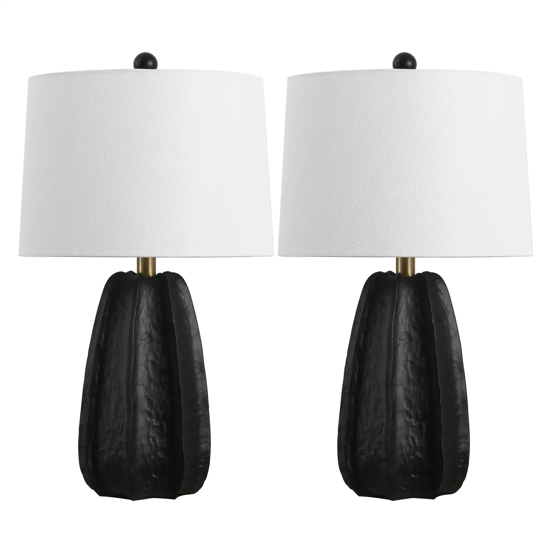Marni Table Lamp (Set Of 2) in Chocolate Brown, detail view