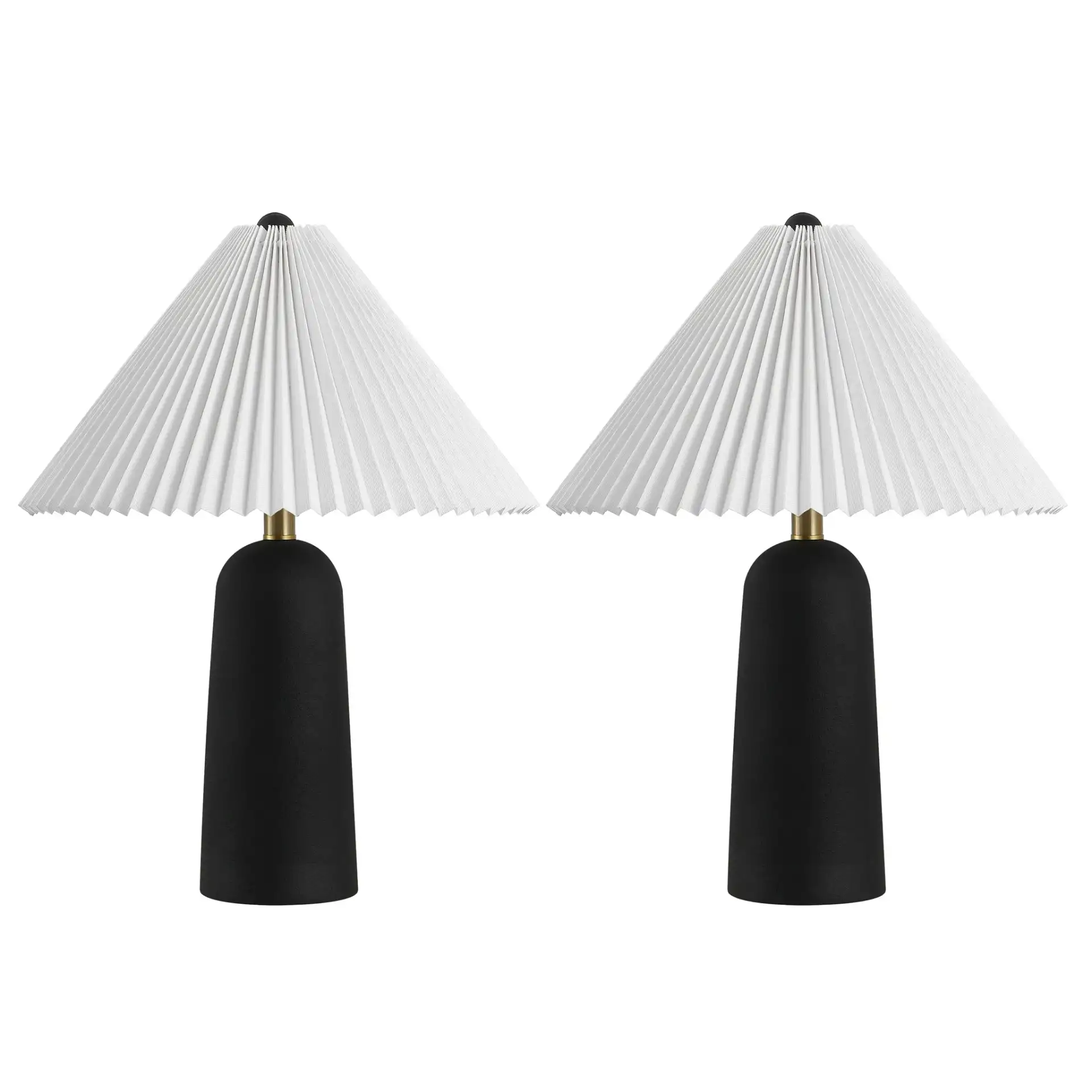 Reese Table Lamp (Set Of 2) in Black, detail view