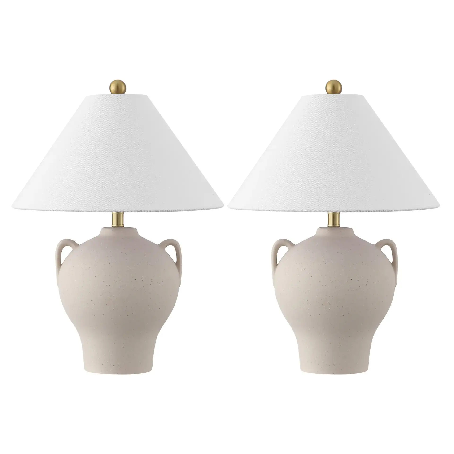 Rowyn Table Lamp (Set Of 2) in Beige, detail view