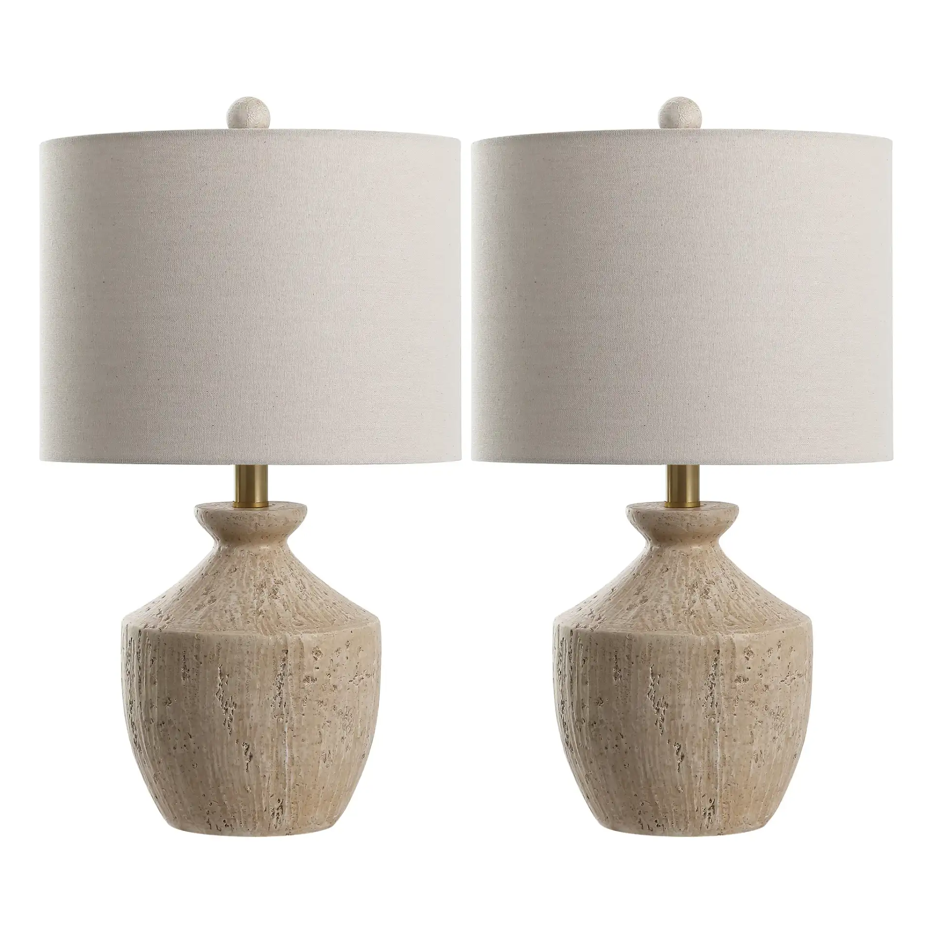 Delacey Table Lamp (Set Of 2) in Light Brown, detail view