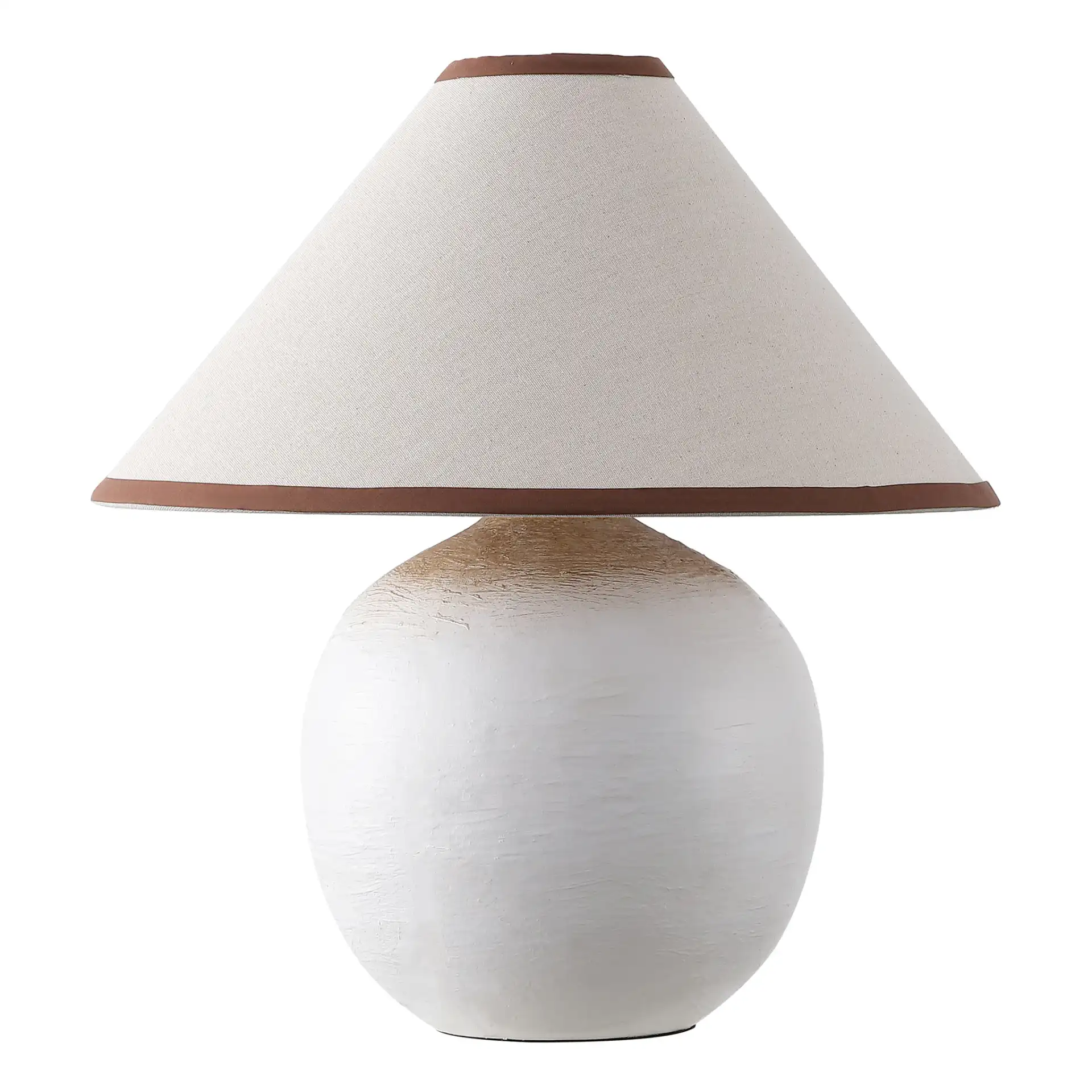 Daneela Table Lamp in White, detail view