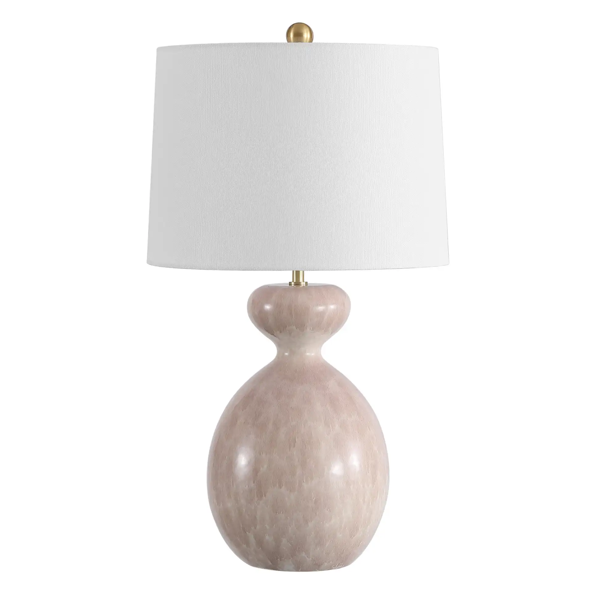 Marialla Table Lamp in Ivory, detail view