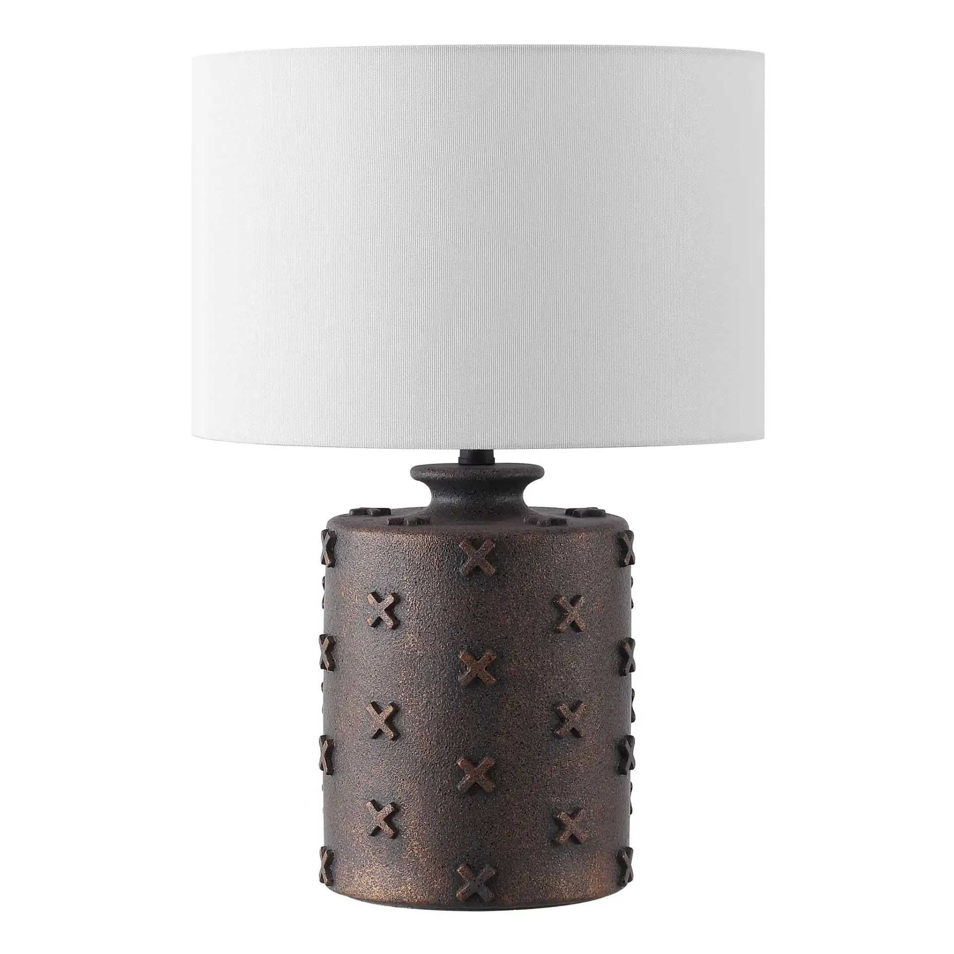 Ranae Table Lamp in Antique Brown, detail view