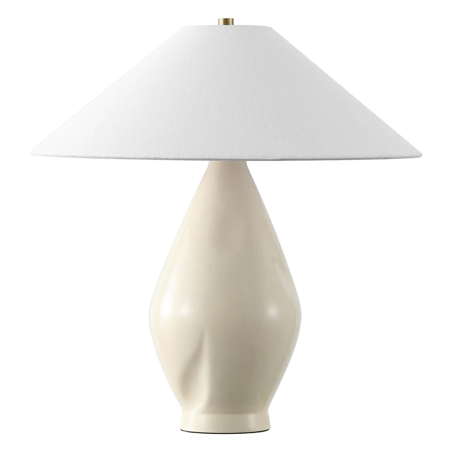 Jianna Table Lamp in Beige, detail view