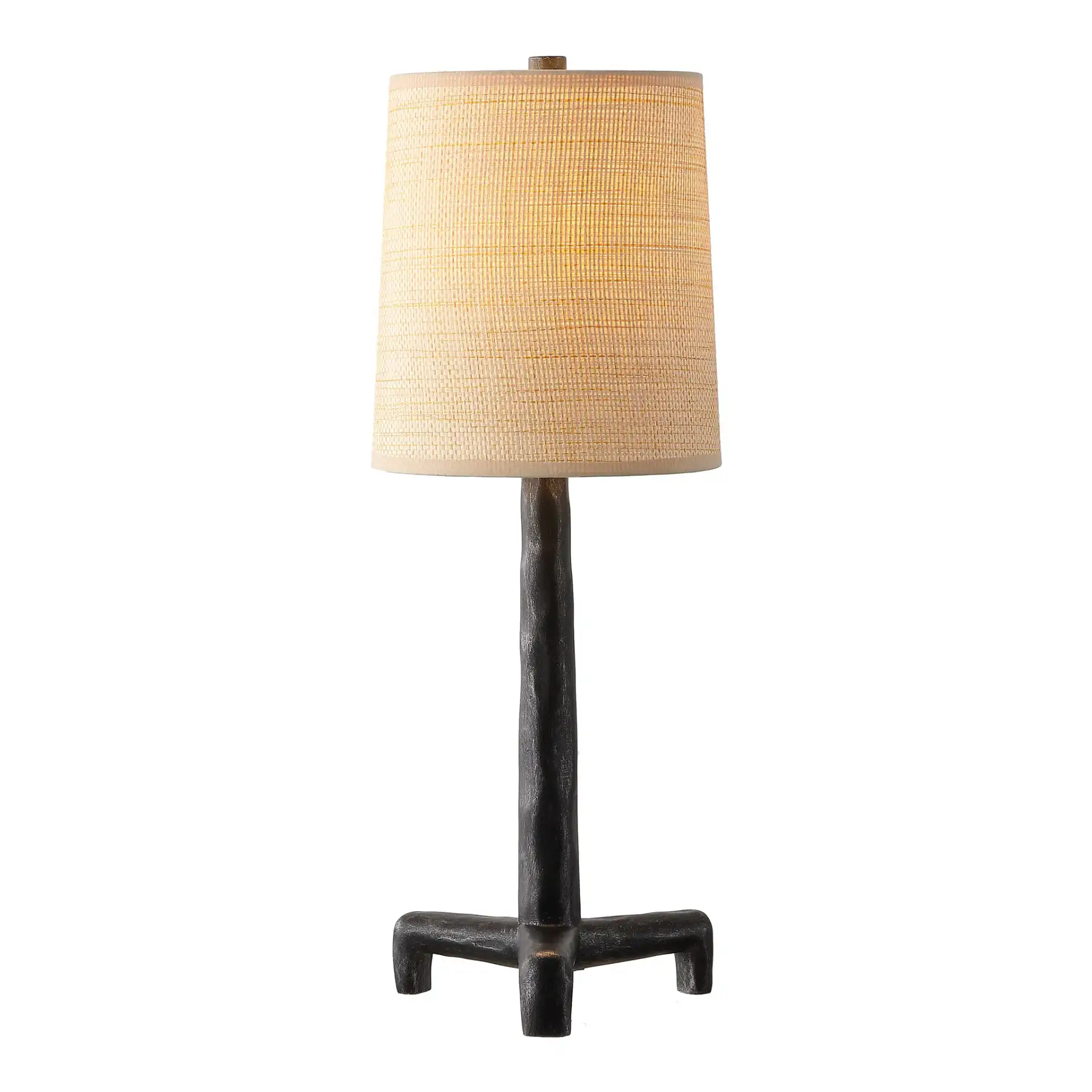 Soline Table Lamp in Black / Natural
