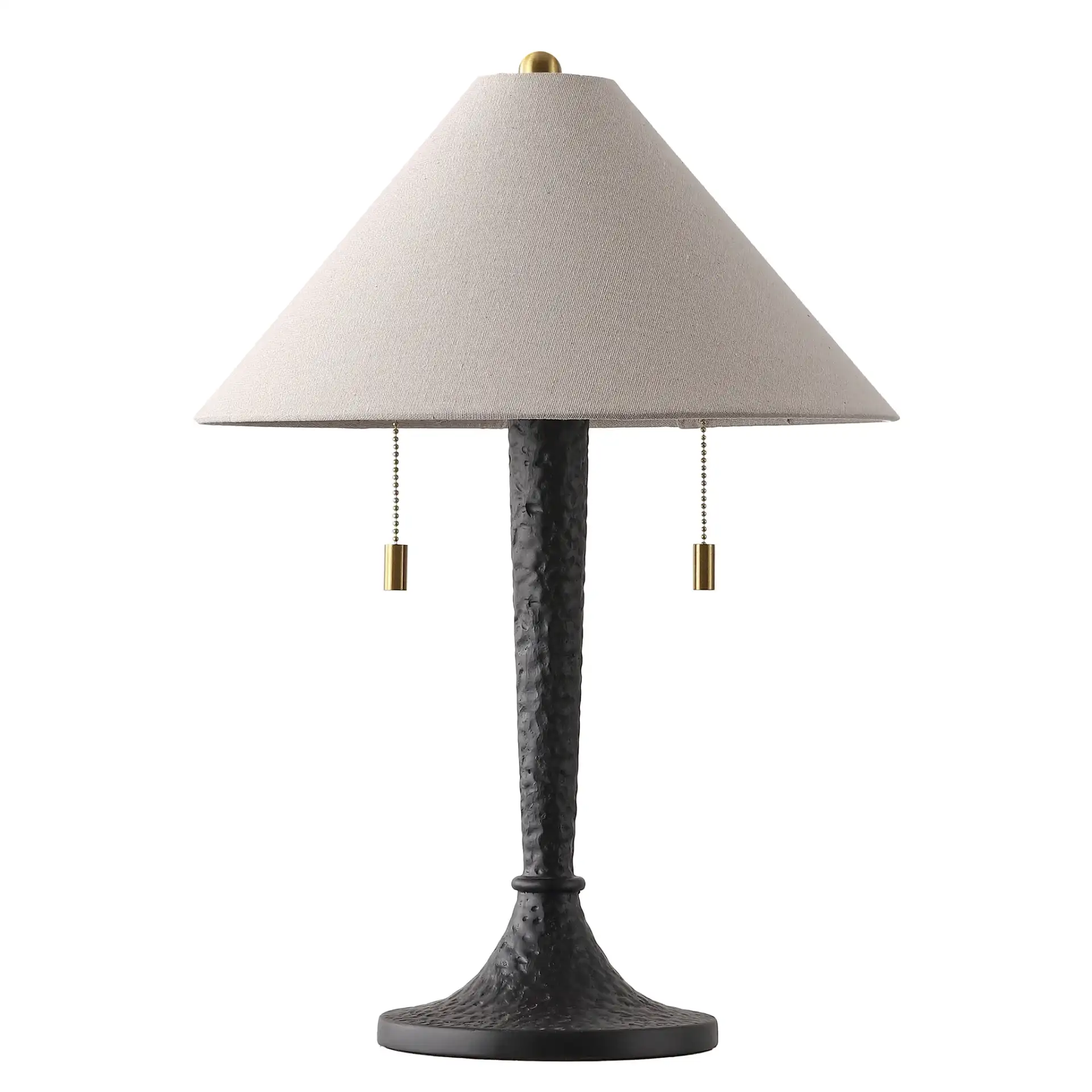 Noelie Table Lamp in Black, detail view