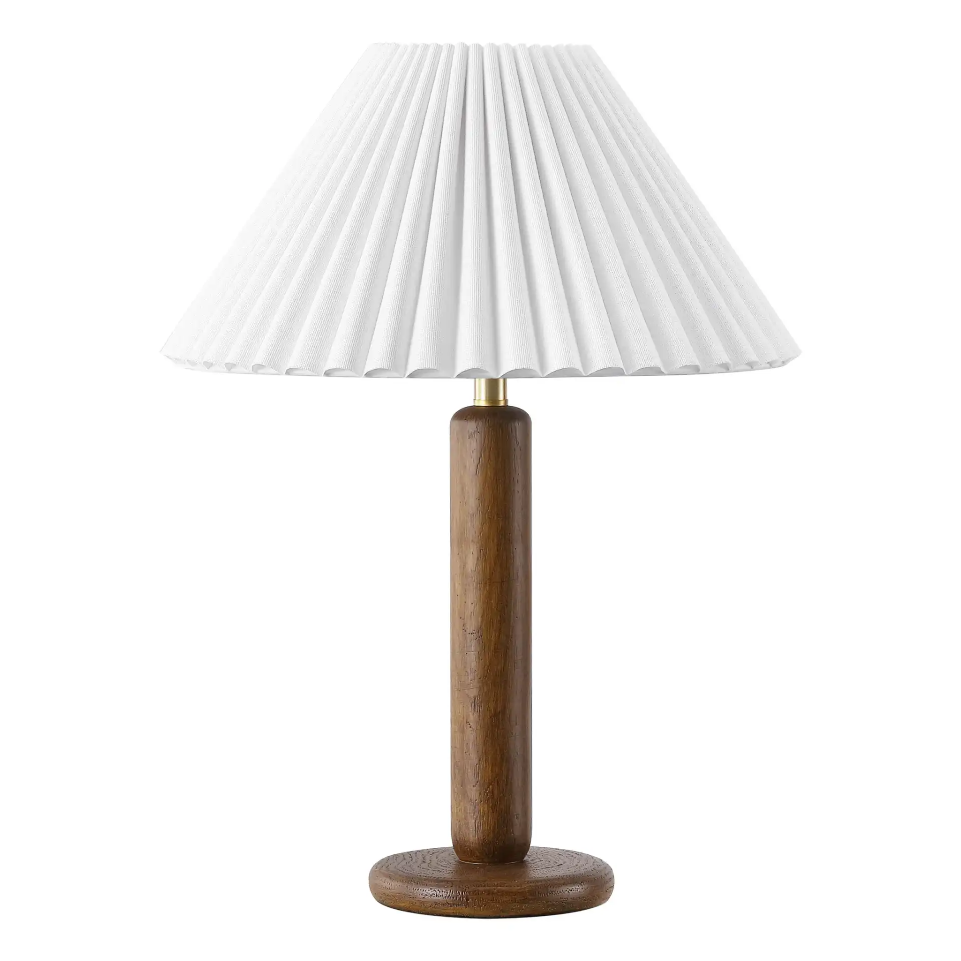 Chlo Table Lamp in Dark Brown, detail view