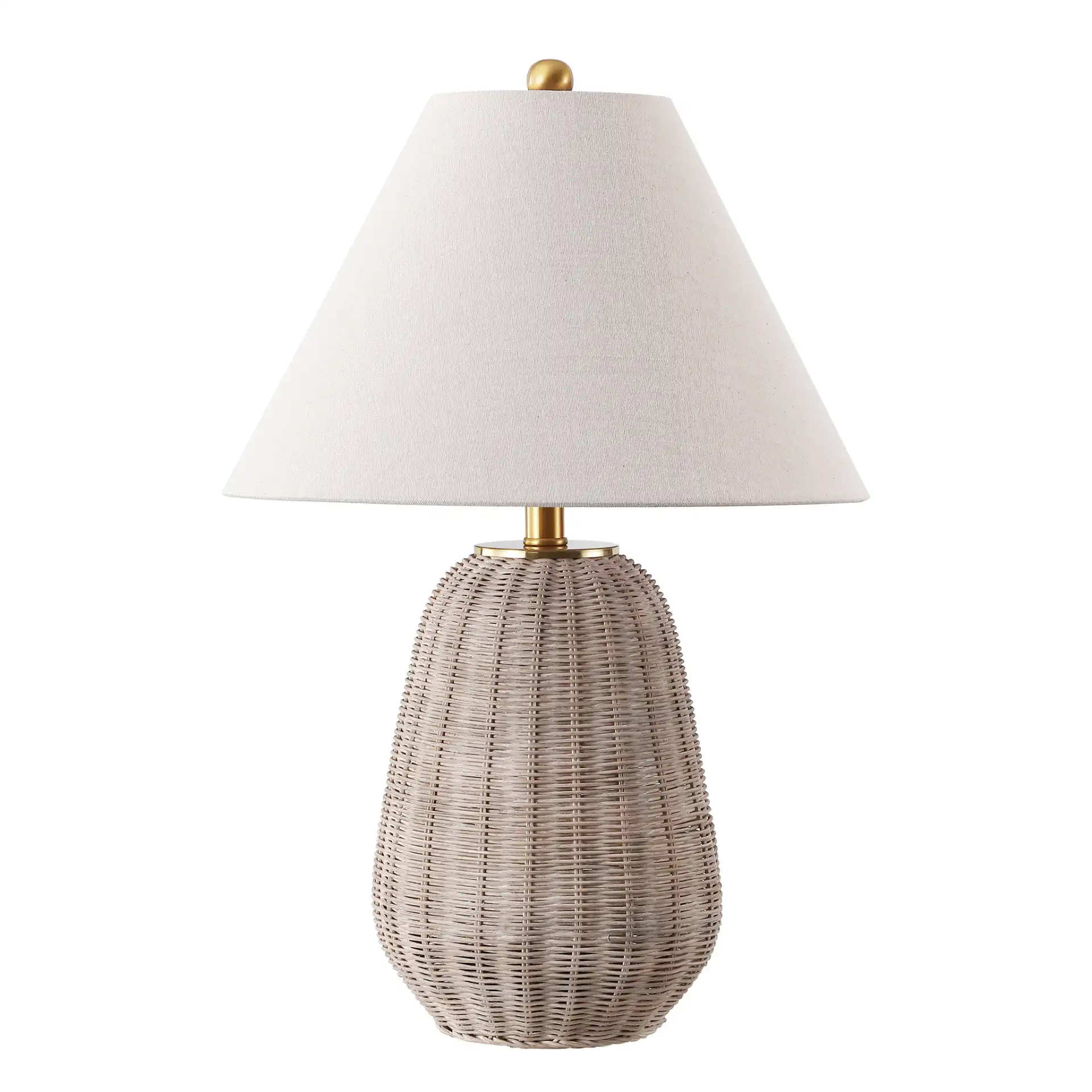 Isaura Table Lamp in Light Gray, detail view