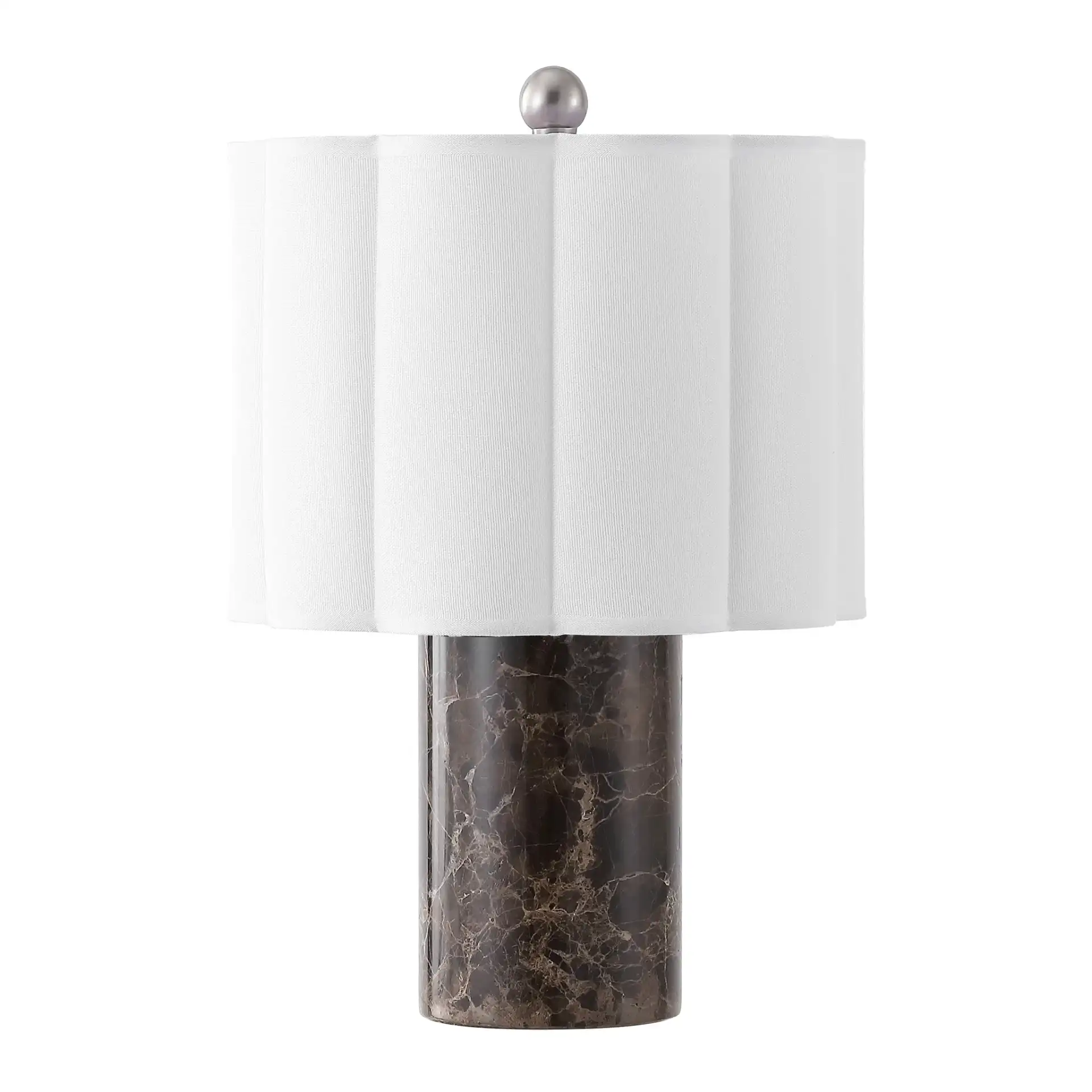 Rosalie Table Lamp in Dark Brown, detail view