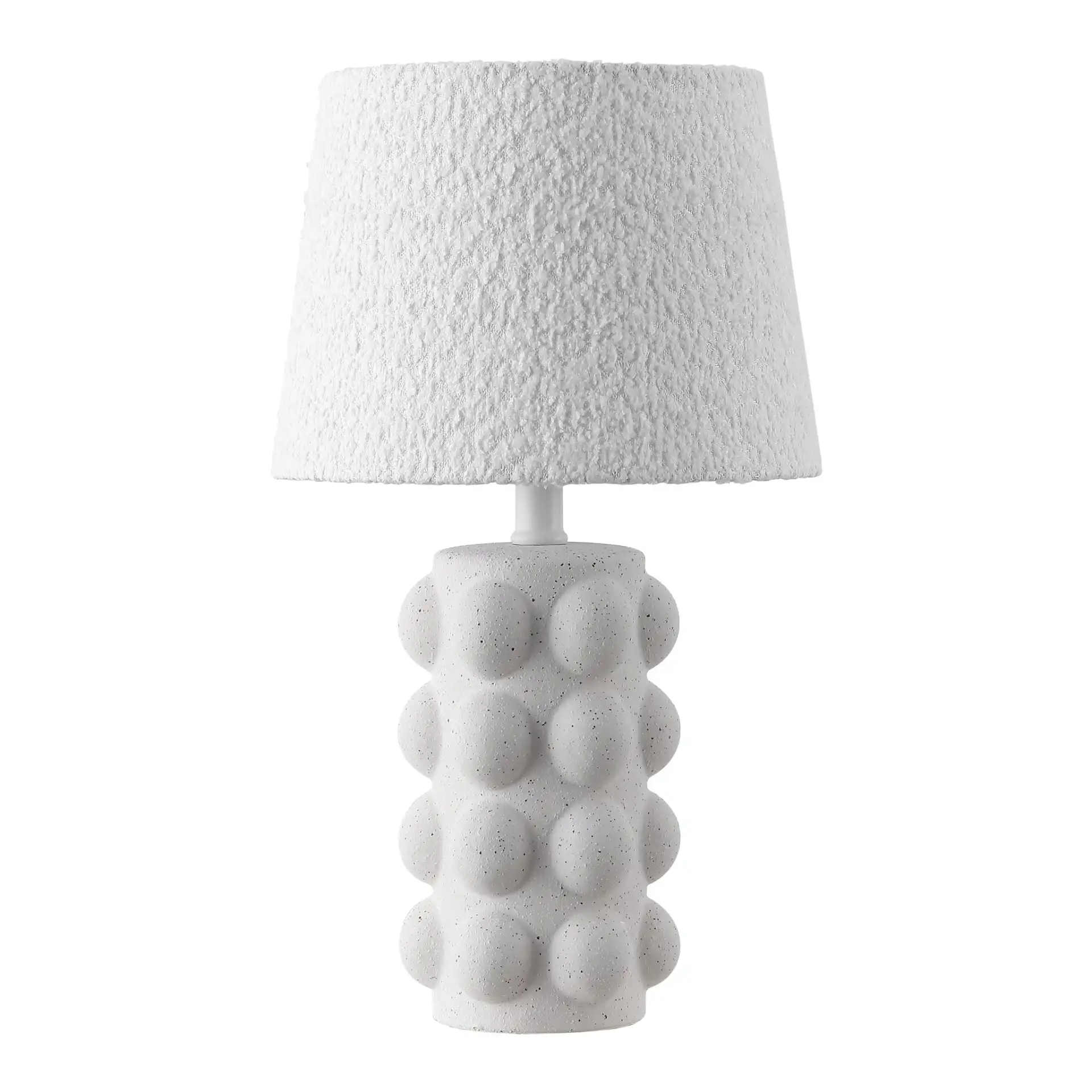 Milou Table Lamp in White, detail view