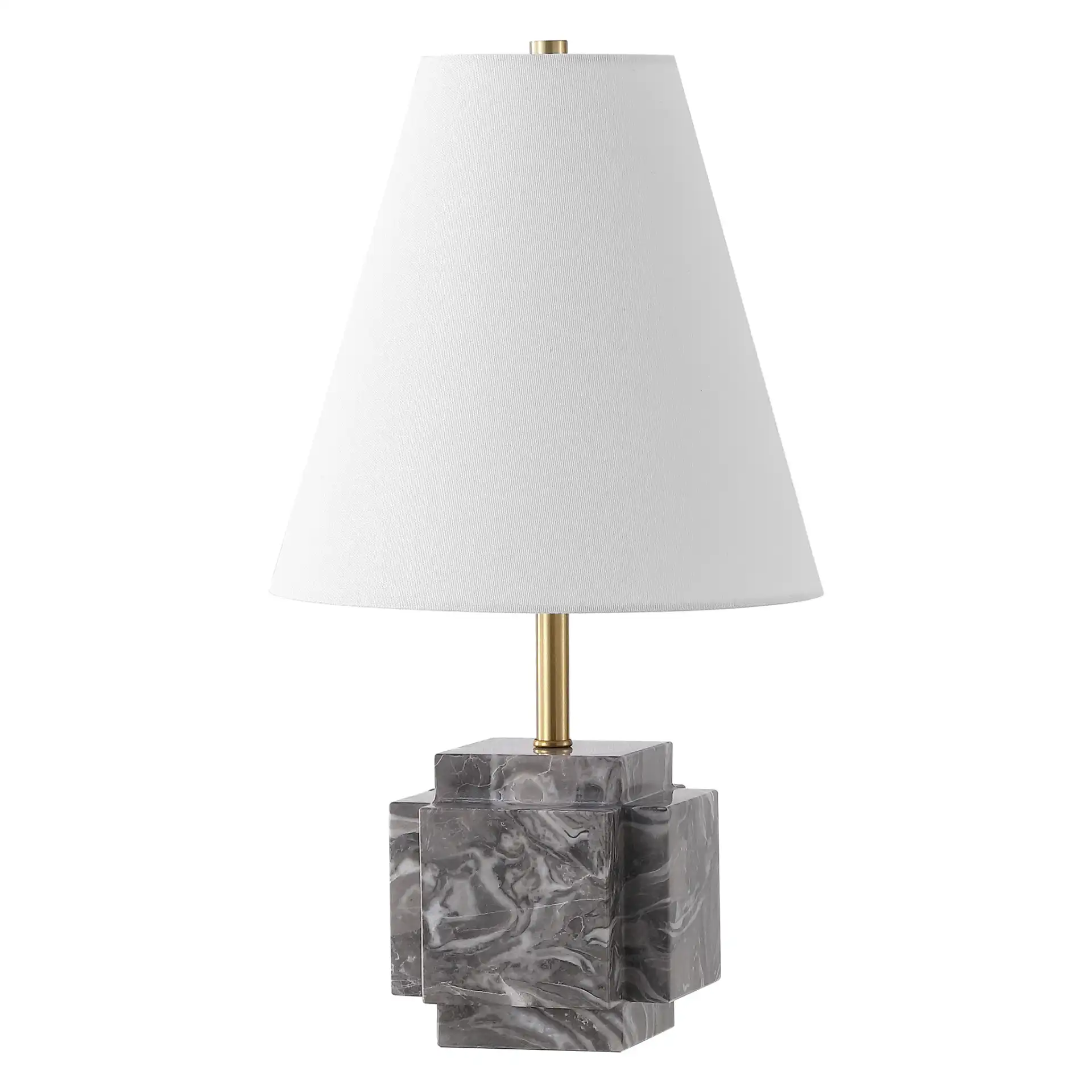 Maia Table Lamp in Gray, detail view