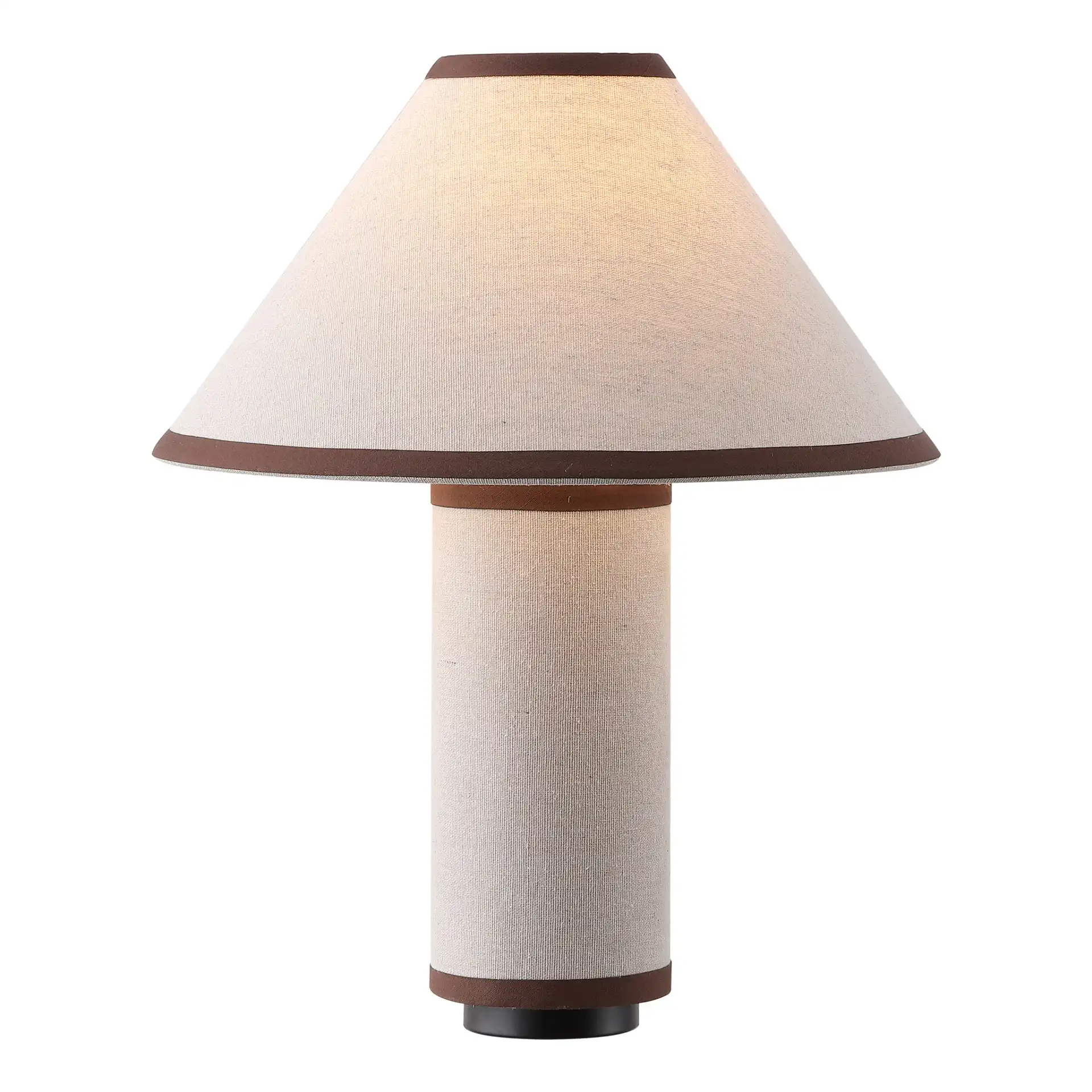 Demie Table Lamp in Oatmeal / Brown